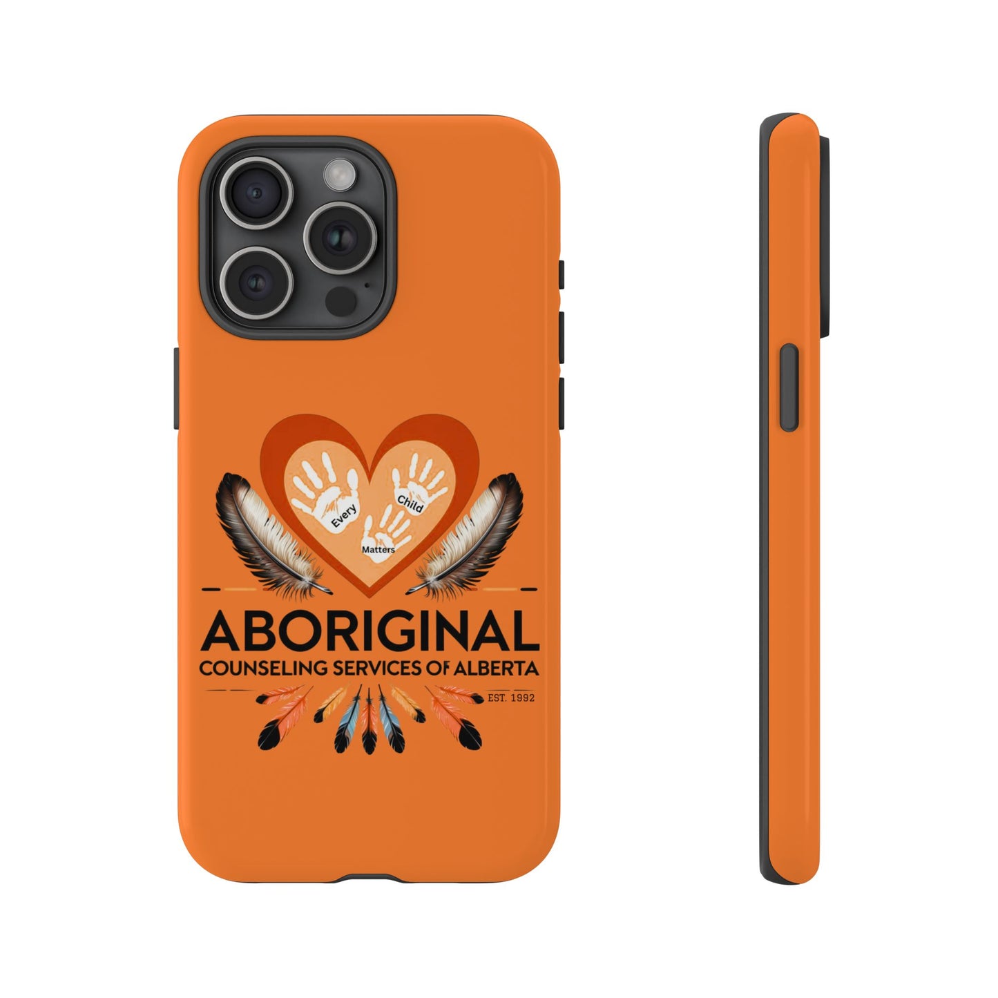 Aboriginal Heart Phone Case, Indigenous Phone Cover, Tough Cases, Unique Gift for Spiritual Journey, Indigenous Heritage, Cultural Pride
