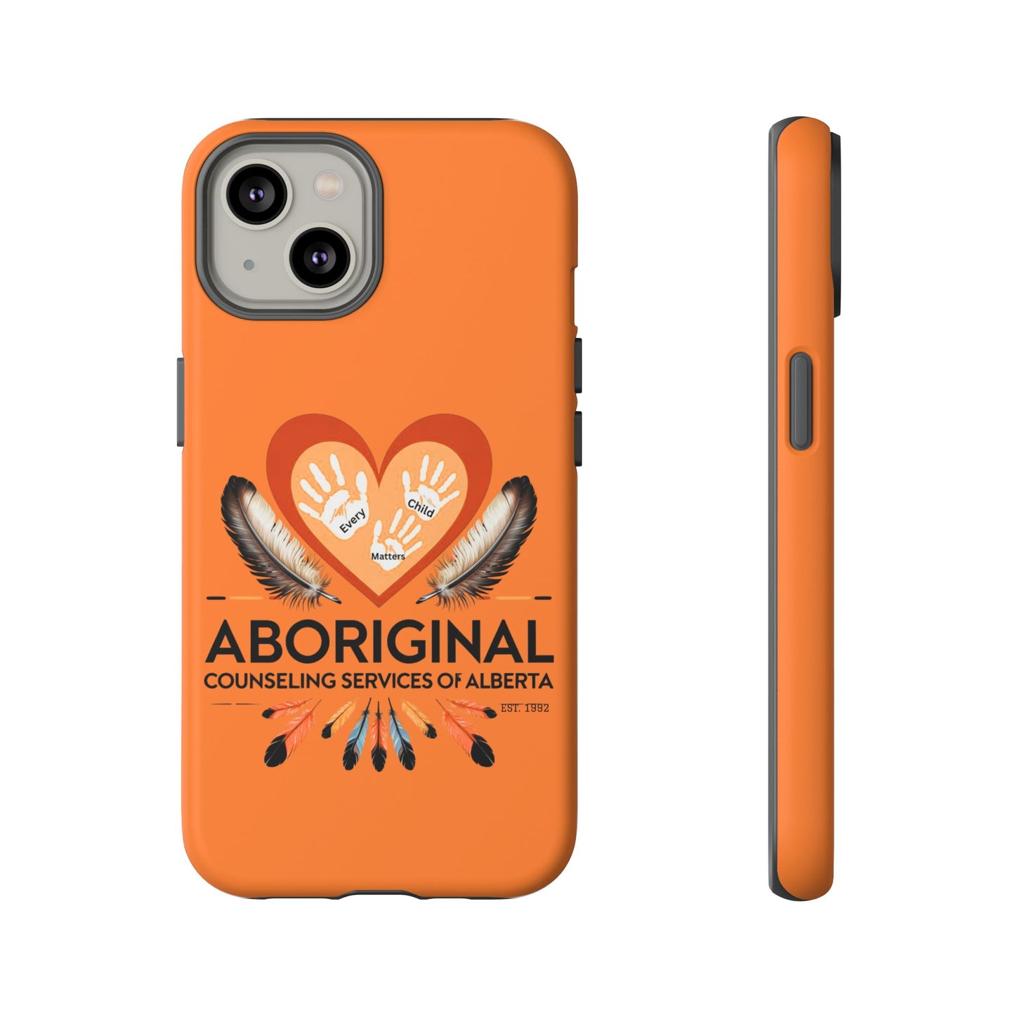 Aboriginal Heart Phone Case, Indigenous Phone Cover, Tough Cases, Unique Gift for Spiritual Journey, Indigenous Heritage, Cultural Pride