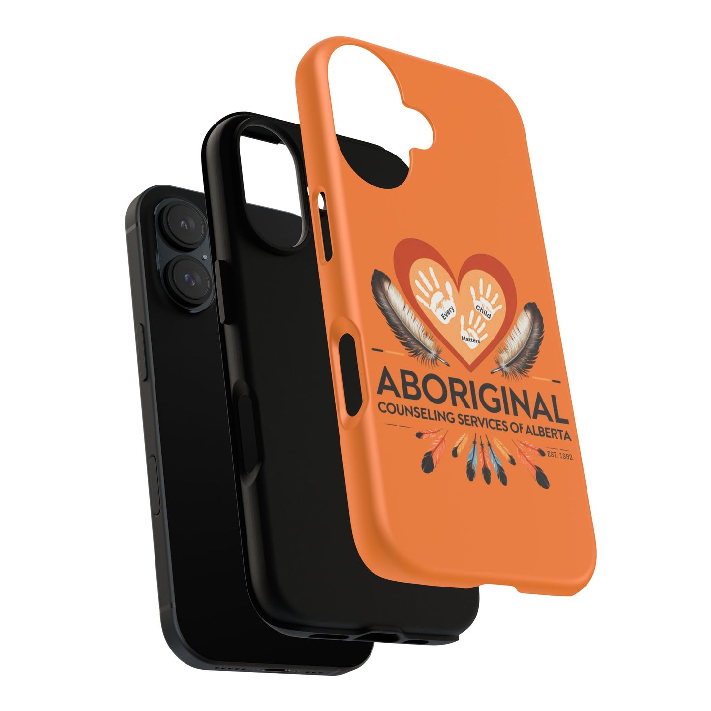 Aboriginal Heart Phone Case, Indigenous Phone Cover, Tough Cases, Unique Gift for Spiritual Journey, Indigenous Heritage, Cultural Pride