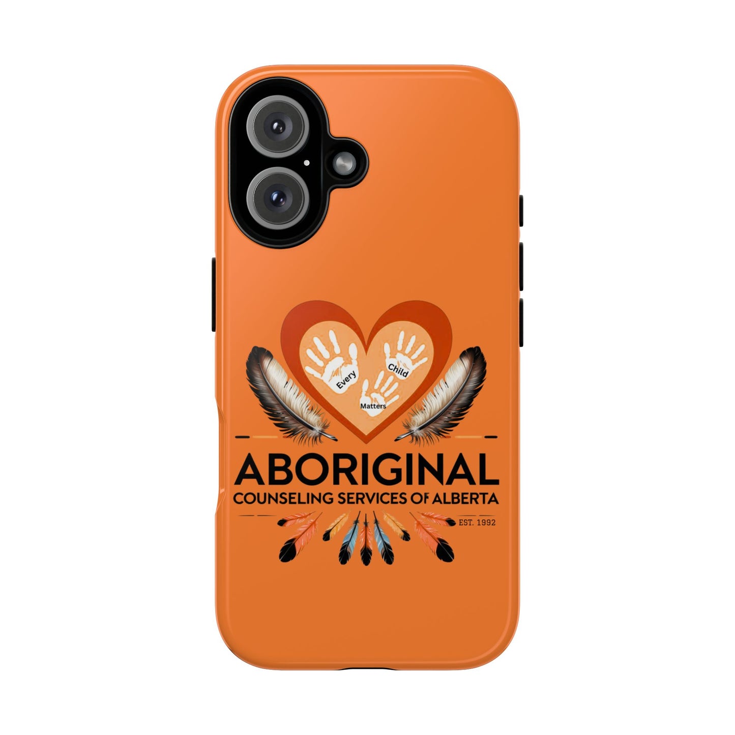 Aboriginal Heart Phone Case, Indigenous Phone Cover, Tough Cases, Unique Gift for Spiritual Journey, Indigenous Heritage, Cultural Pride