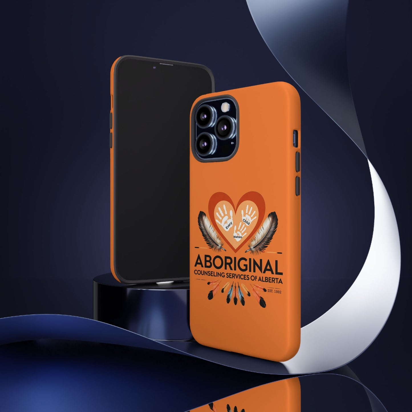 Aboriginal Heart Phone Case, Indigenous Phone Cover, Tough Cases, Unique Gift for Spiritual Journey, Indigenous Heritage, Cultural Pride