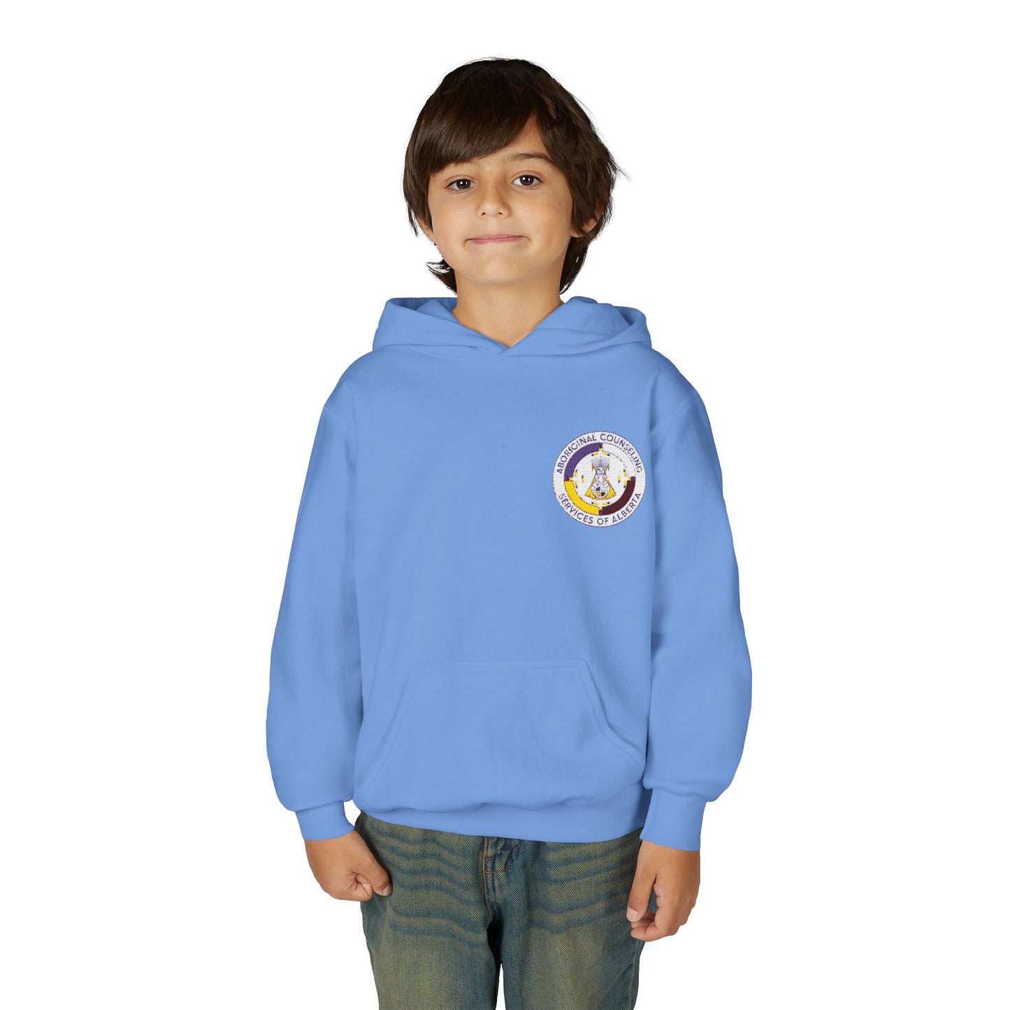 Youth Heavy Blend Hooded Sweatshirt, Cozy Hoodie for Kids, Stylish Pullover, Perfect for School, Birthday Gift, Playtime Apparel