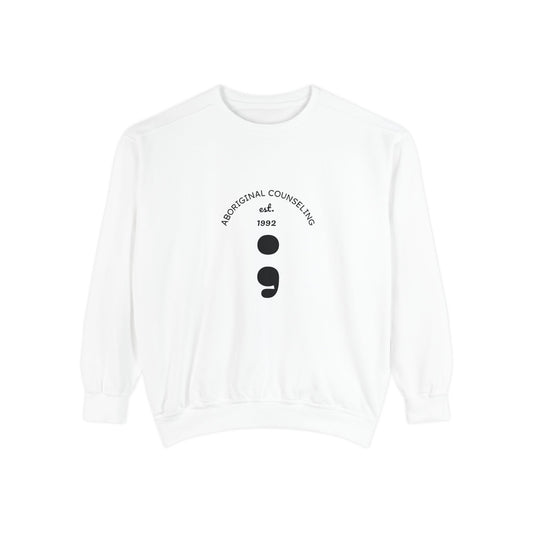 Stylish Unisex Garment-Dyed Sweatshirt - Cozy Casual Wear, Perfect Gift, Fall Fashion, Everyday Comfort, Unique Statement Piece