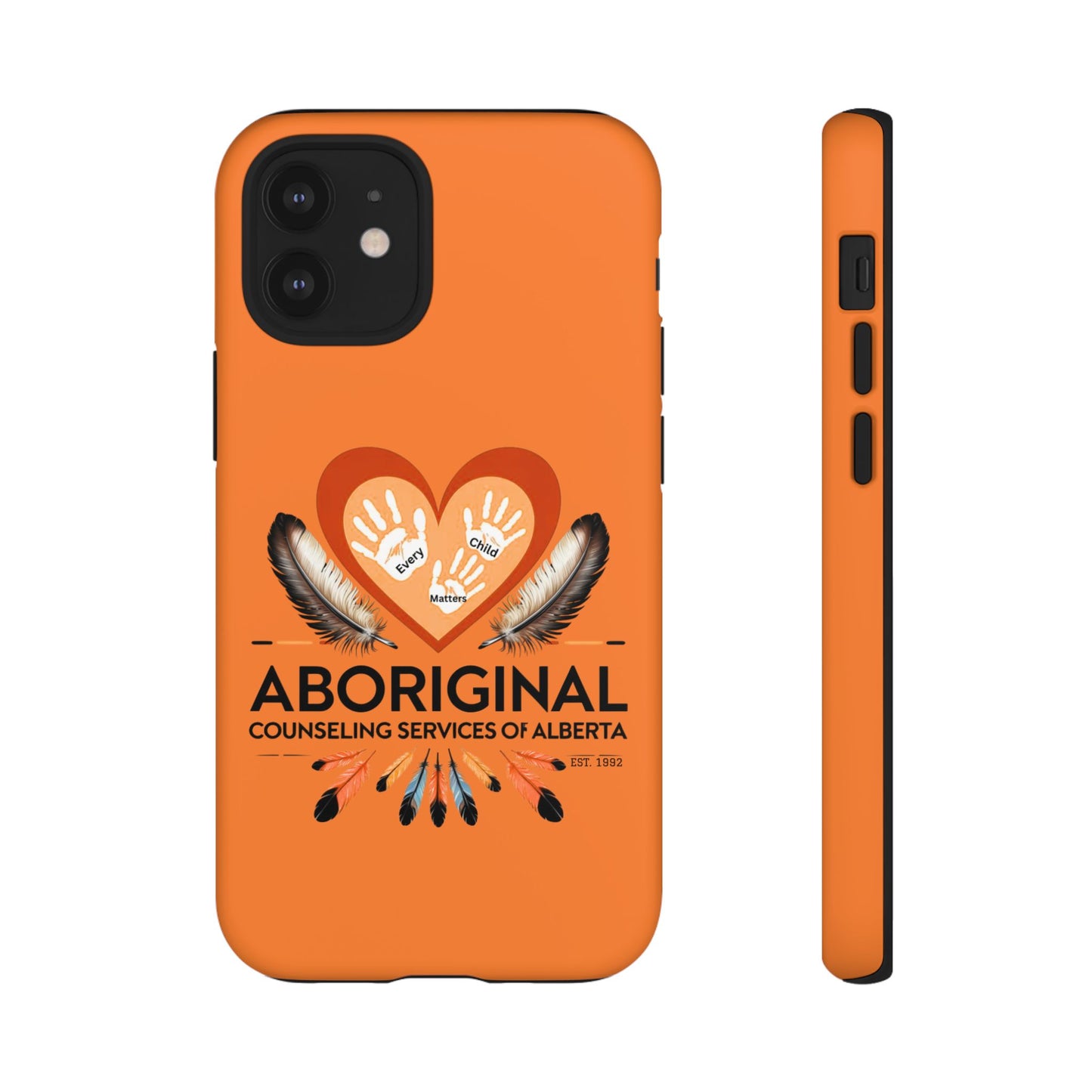 Aboriginal Heart Phone Case, Indigenous Phone Cover, Tough Cases, Unique Gift for Spiritual Journey, Indigenous Heritage, Cultural Pride