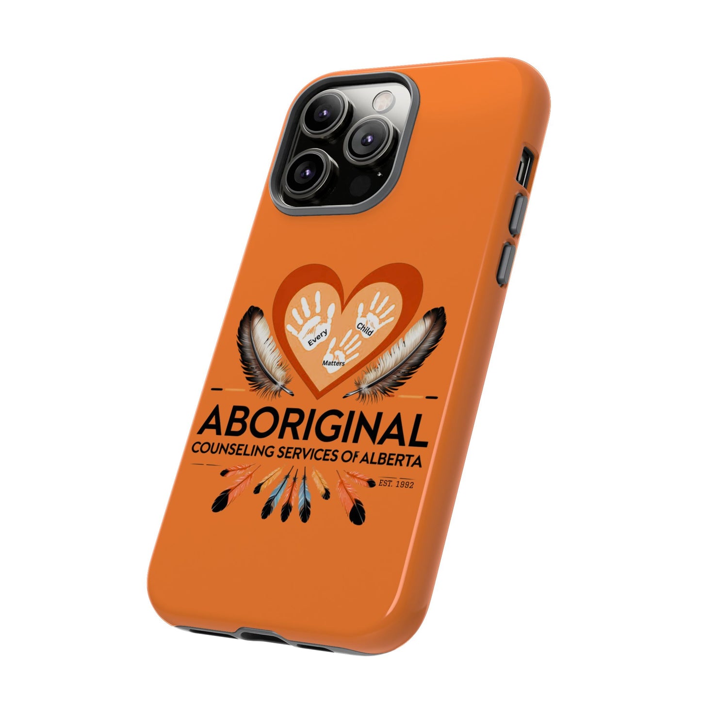 Aboriginal Heart Phone Case, Indigenous Phone Cover, Tough Cases, Unique Gift for Spiritual Journey, Indigenous Heritage, Cultural Pride