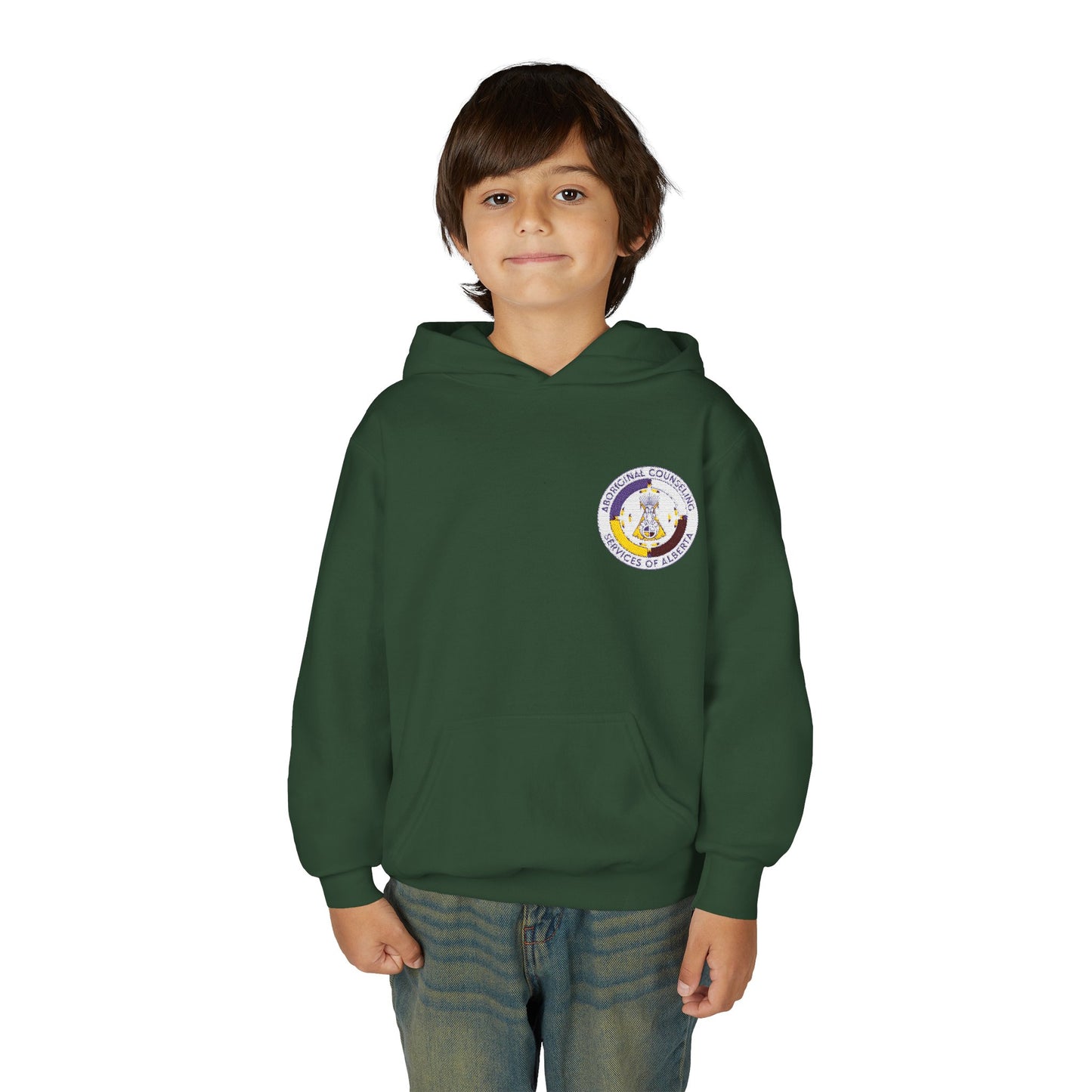 Youth Heavy Blend Hooded Sweatshirt, Cozy Hoodie for Kids, Stylish Pullover, Perfect for School, Birthday Gift, Playtime Apparel