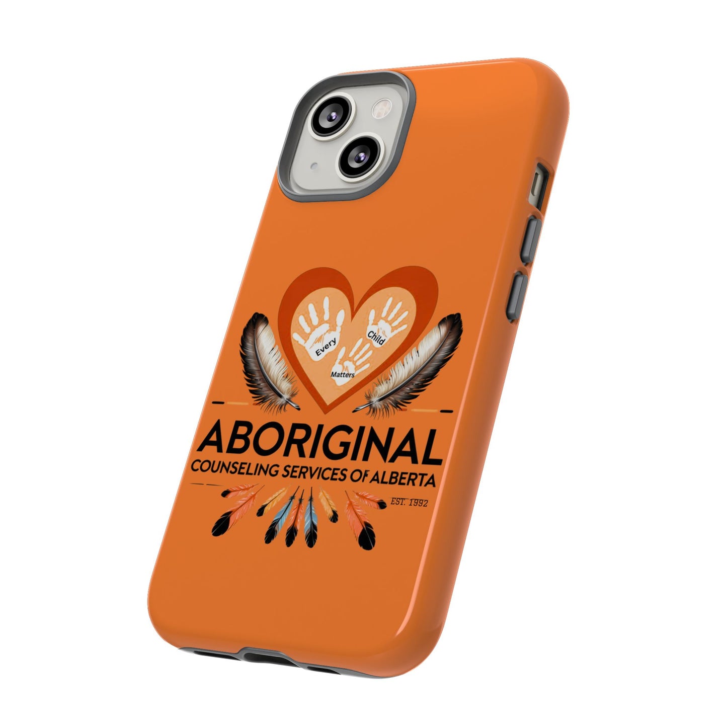 Aboriginal Heart Phone Case, Indigenous Phone Cover, Tough Cases, Unique Gift for Spiritual Journey, Indigenous Heritage, Cultural Pride