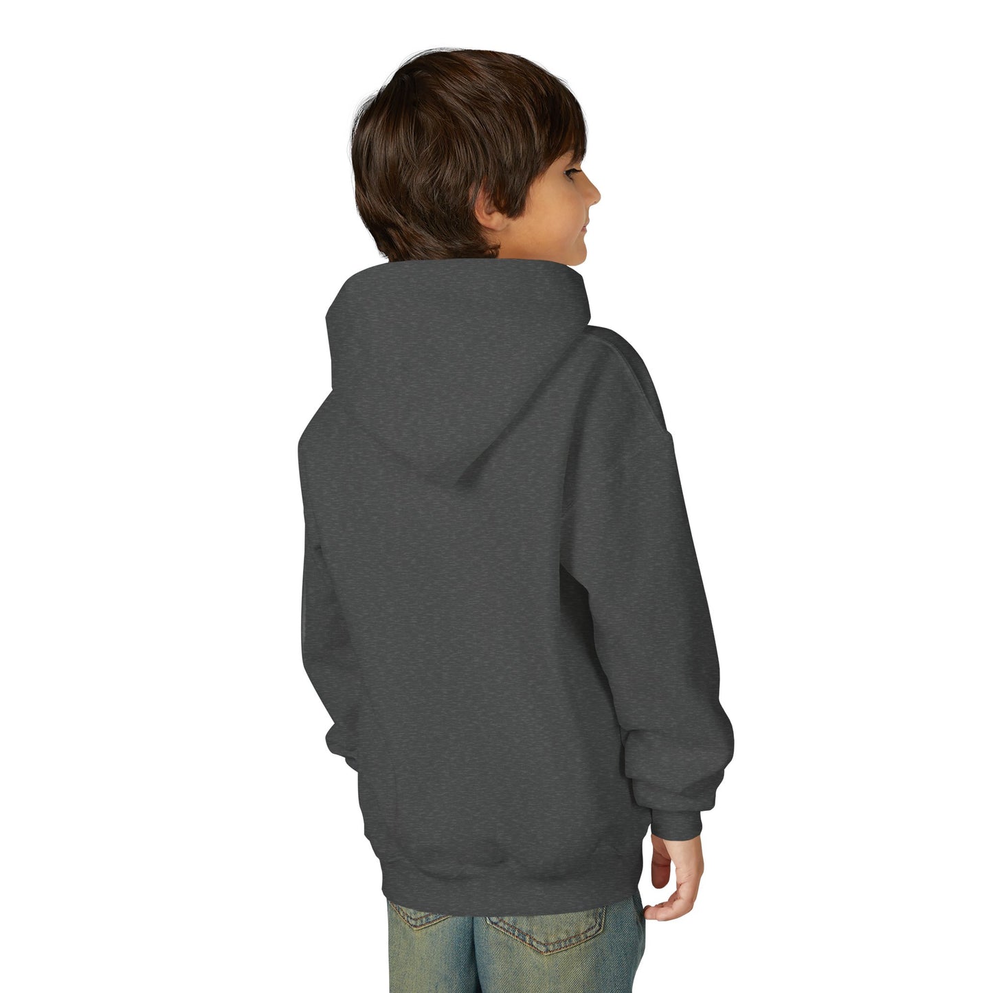 Youth Heavy Blend Hooded Sweatshirt, Cozy Hoodie for Kids, Stylish Pullover, Perfect for School, Birthday Gift, Playtime Apparel