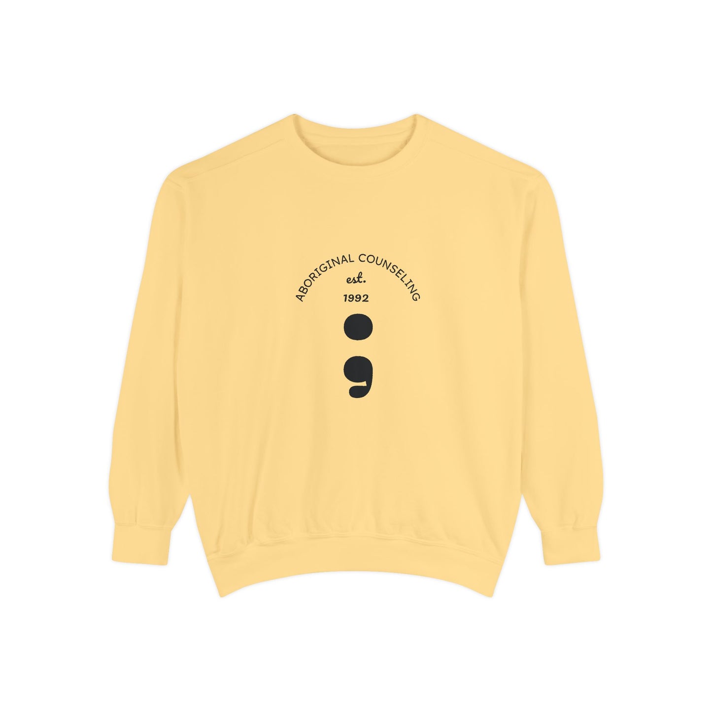 Stylish Unisex Garment-Dyed Sweatshirt - Cozy Casual Wear, Perfect Gift, Fall Fashion, Everyday Comfort, Unique Statement Piece