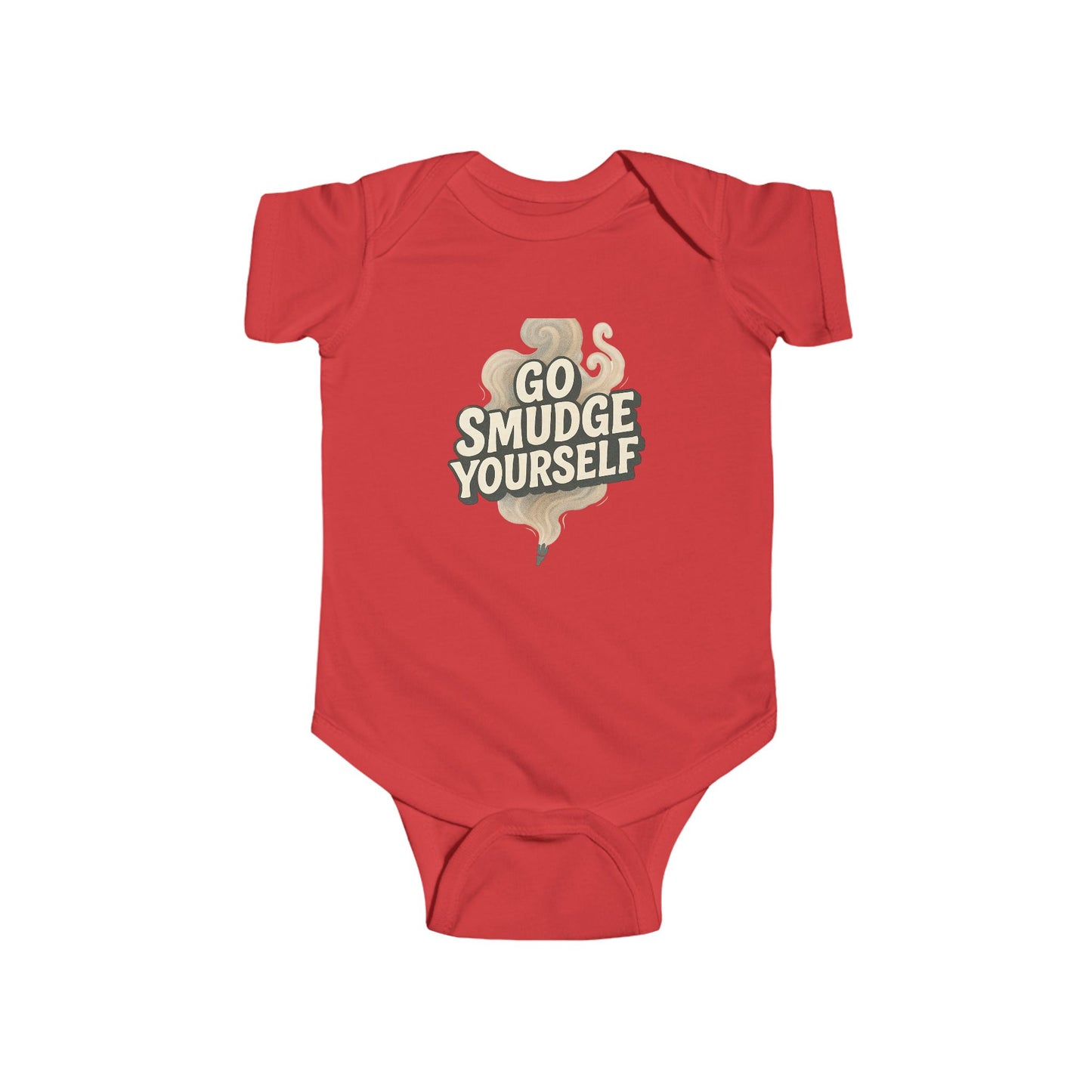 Go Smudge Yourself Baby Bodysuit - Funny Infant Outfit, Gift for New Parents, Unique Baby Shower Gift, Cute Baby Clothes, Baby Onesie