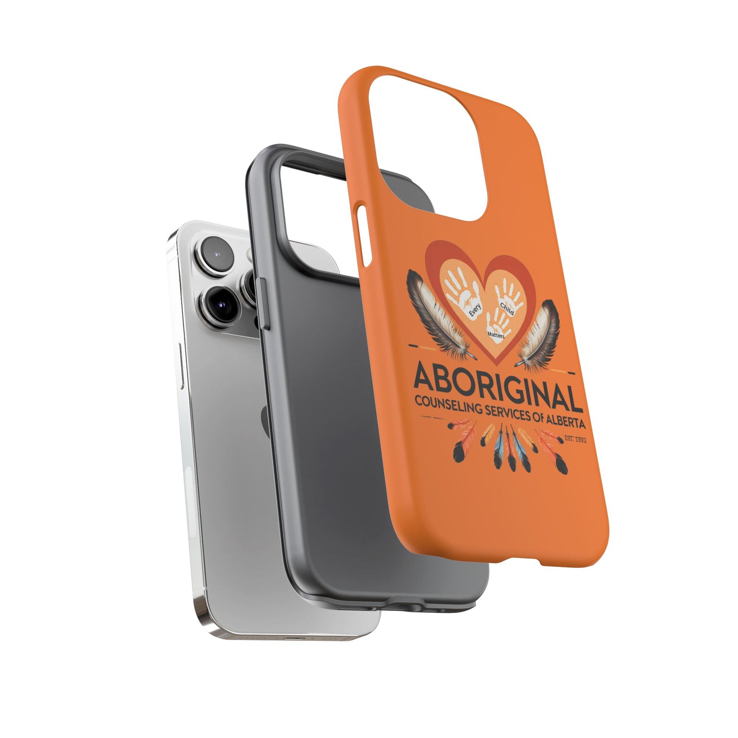 Aboriginal Heart Phone Case, Indigenous Phone Cover, Tough Cases, Unique Gift for Spiritual Journey, Indigenous Heritage, Cultural Pride