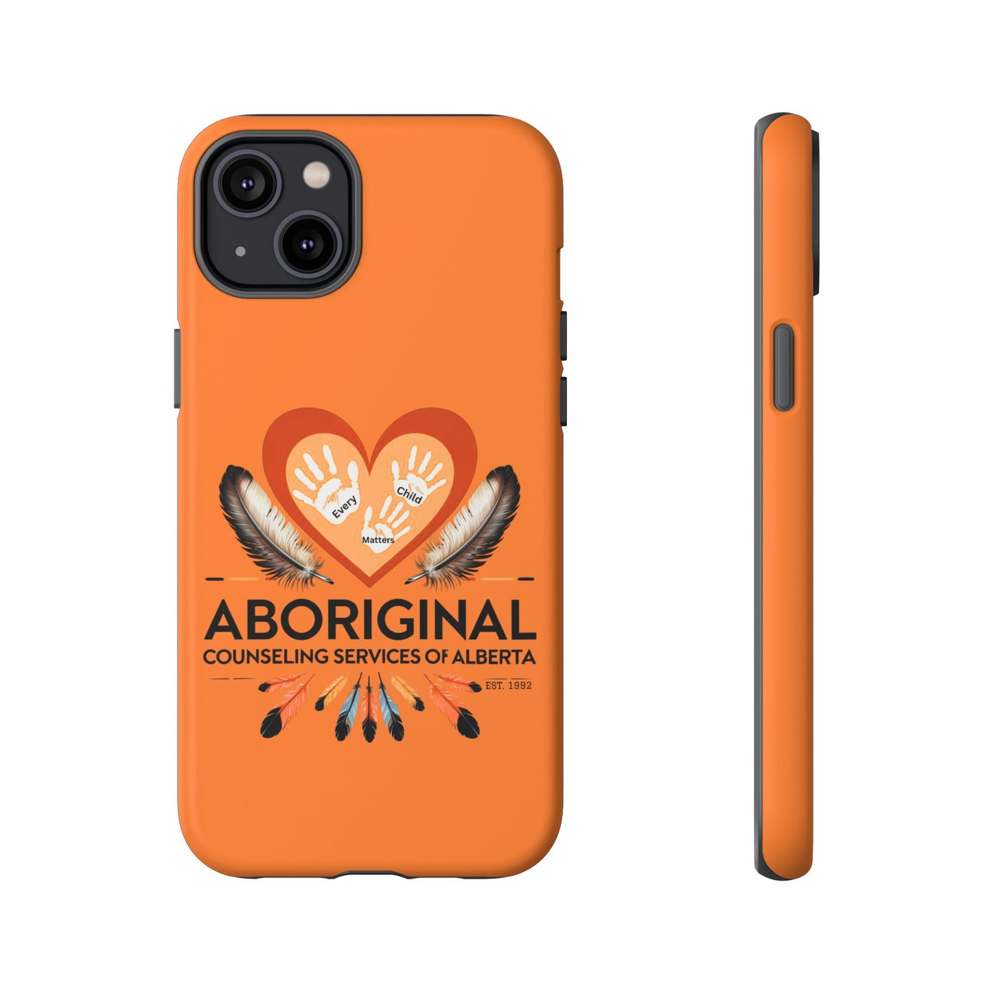 Aboriginal Heart Phone Case, Indigenous Phone Cover, Tough Cases, Unique Gift for Spiritual Journey, Indigenous Heritage, Cultural Pride