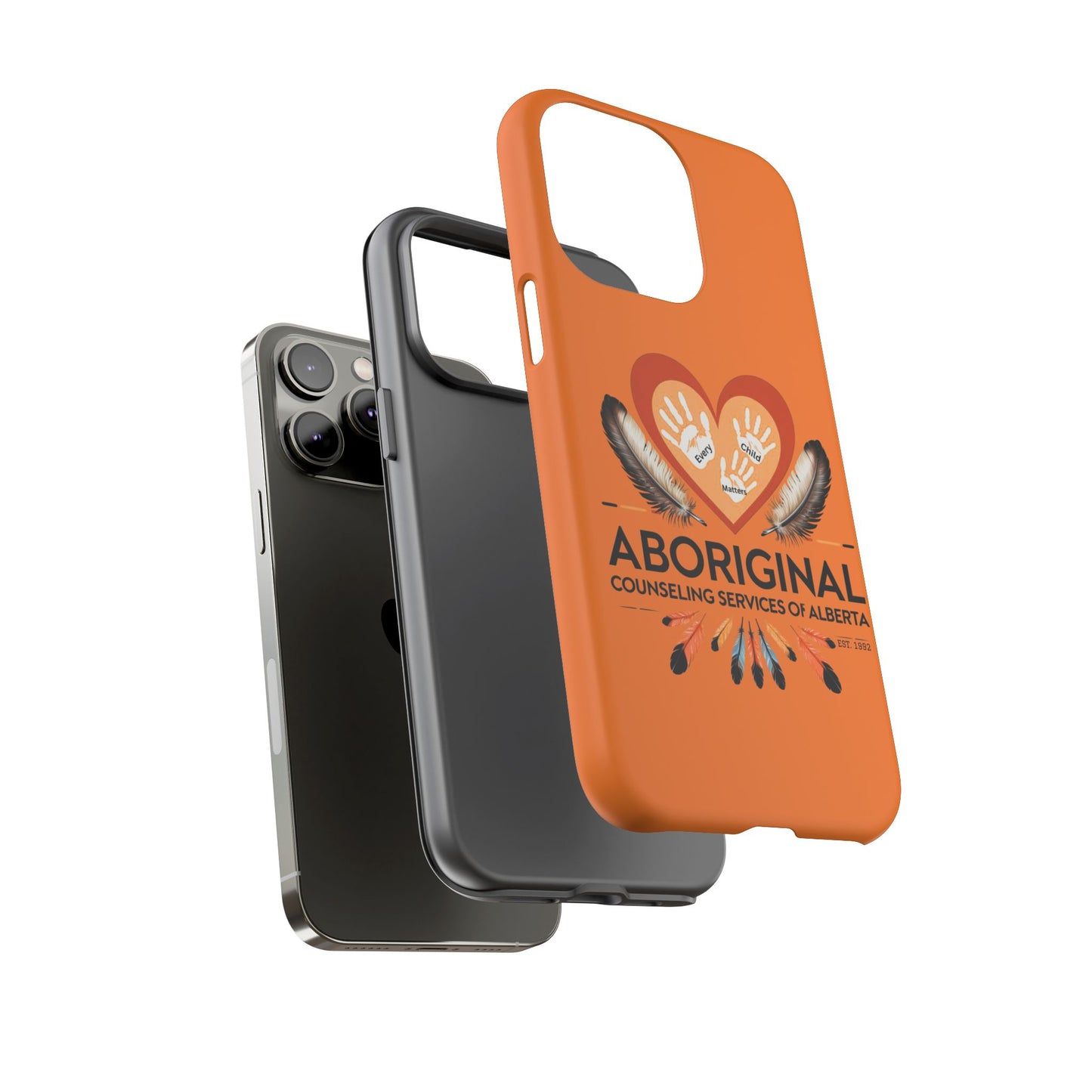 Aboriginal Heart Phone Case, Indigenous Phone Cover, Tough Cases, Unique Gift for Spiritual Journey, Indigenous Heritage, Cultural Pride