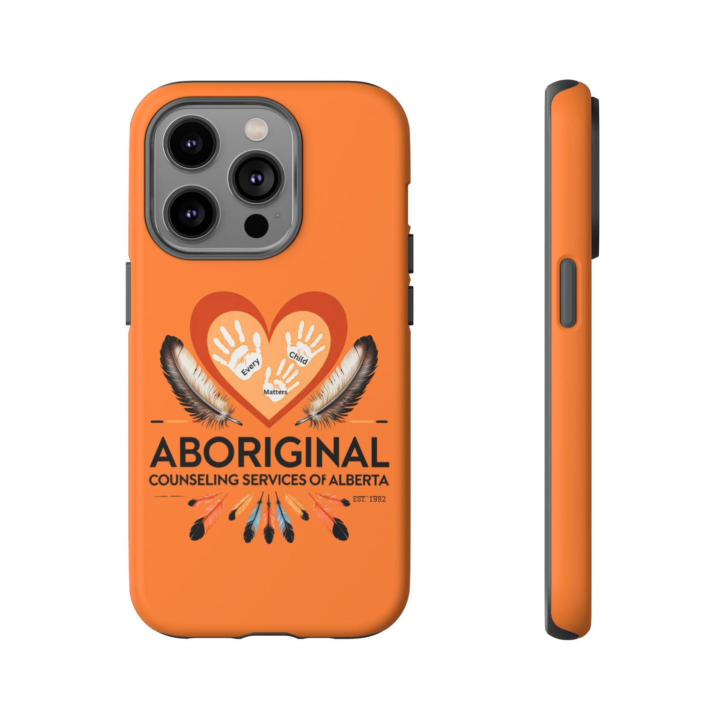 Aboriginal Heart Phone Case, Indigenous Phone Cover, Tough Cases, Unique Gift for Spiritual Journey, Indigenous Heritage, Cultural Pride
