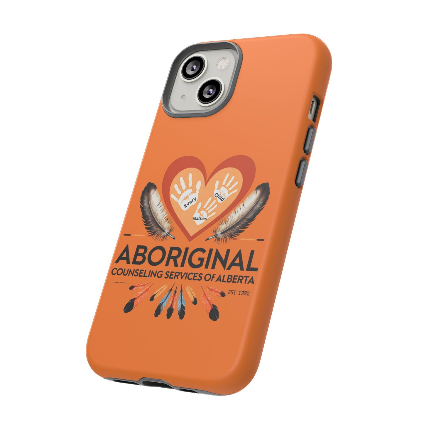 Aboriginal Heart Phone Case, Indigenous Phone Cover, Tough Cases, Unique Gift for Spiritual Journey, Indigenous Heritage, Cultural Pride