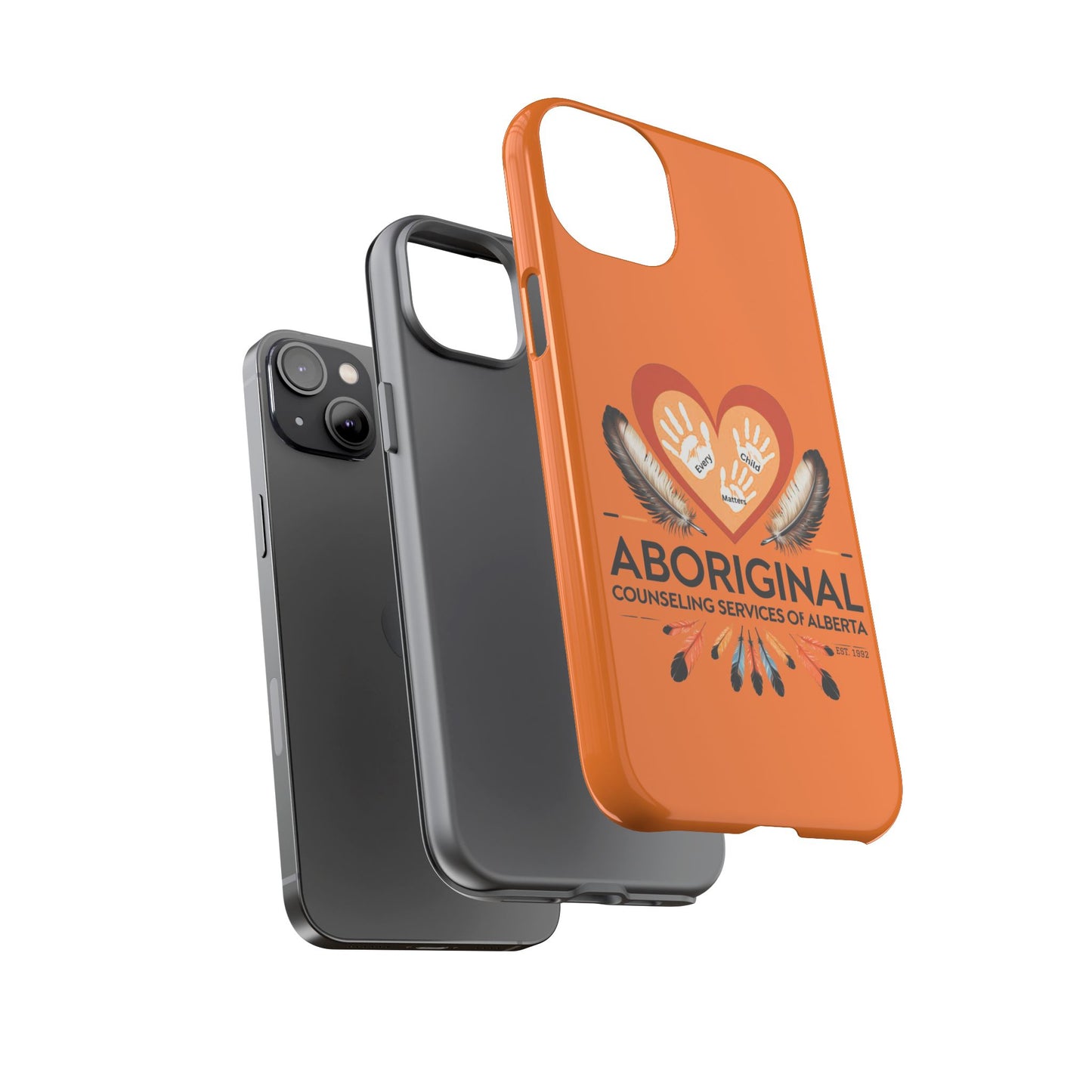 Aboriginal Heart Phone Case, Indigenous Phone Cover, Tough Cases, Unique Gift for Spiritual Journey, Indigenous Heritage, Cultural Pride