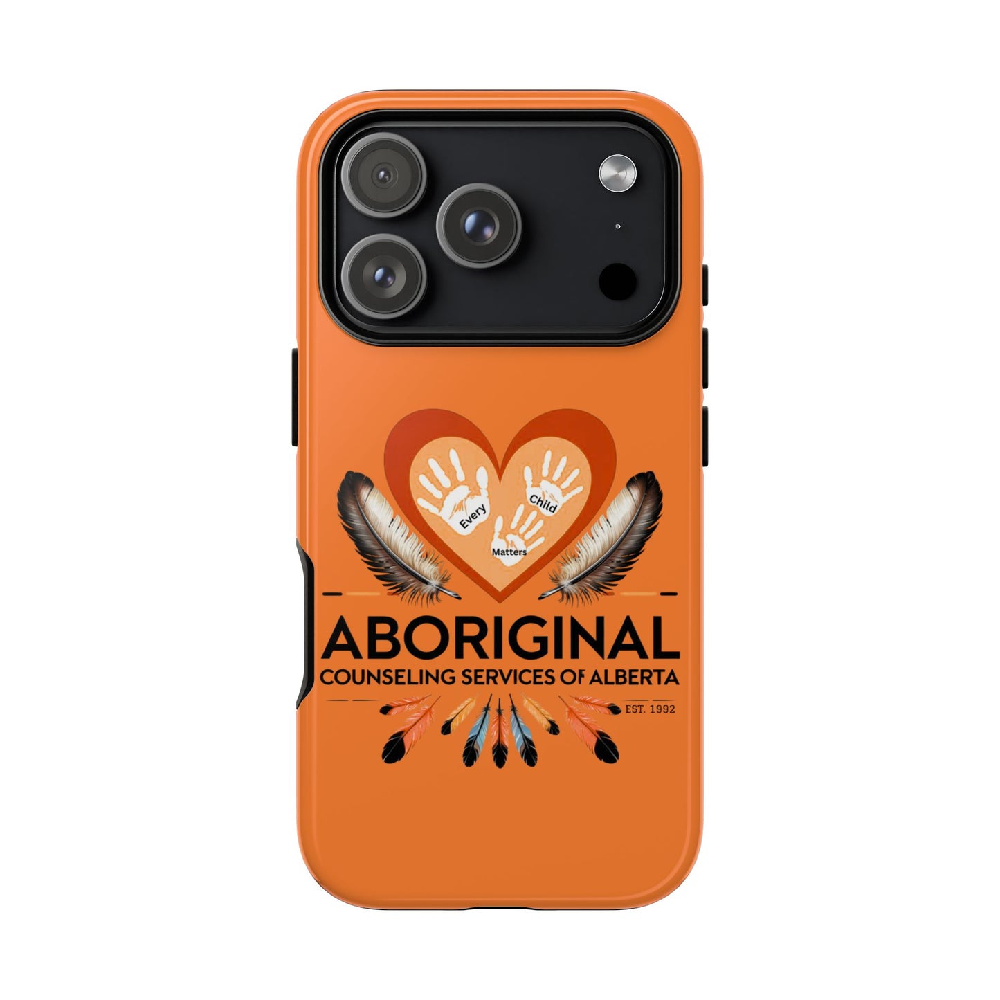 Aboriginal Heart Phone Case, Indigenous Phone Cover, Tough Cases, Unique Gift for Spiritual Journey, Indigenous Heritage, Cultural Pride