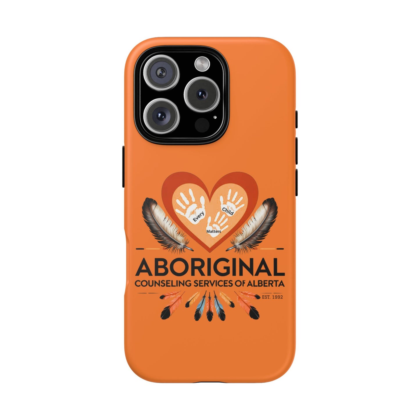 Aboriginal Heart Phone Case, Indigenous Phone Cover, Tough Cases, Unique Gift for Spiritual Journey, Indigenous Heritage, Cultural Pride