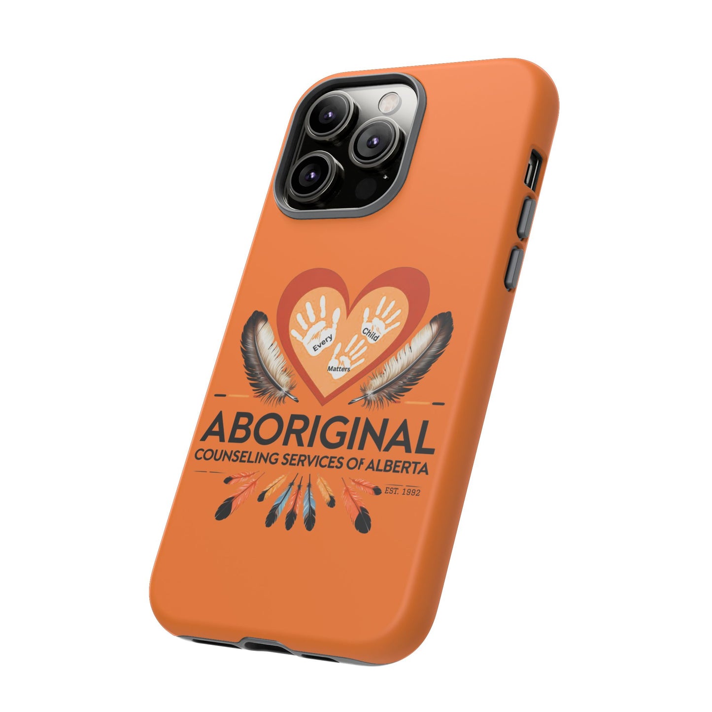Aboriginal Heart Phone Case, Indigenous Phone Cover, Tough Cases, Unique Gift for Spiritual Journey, Indigenous Heritage, Cultural Pride