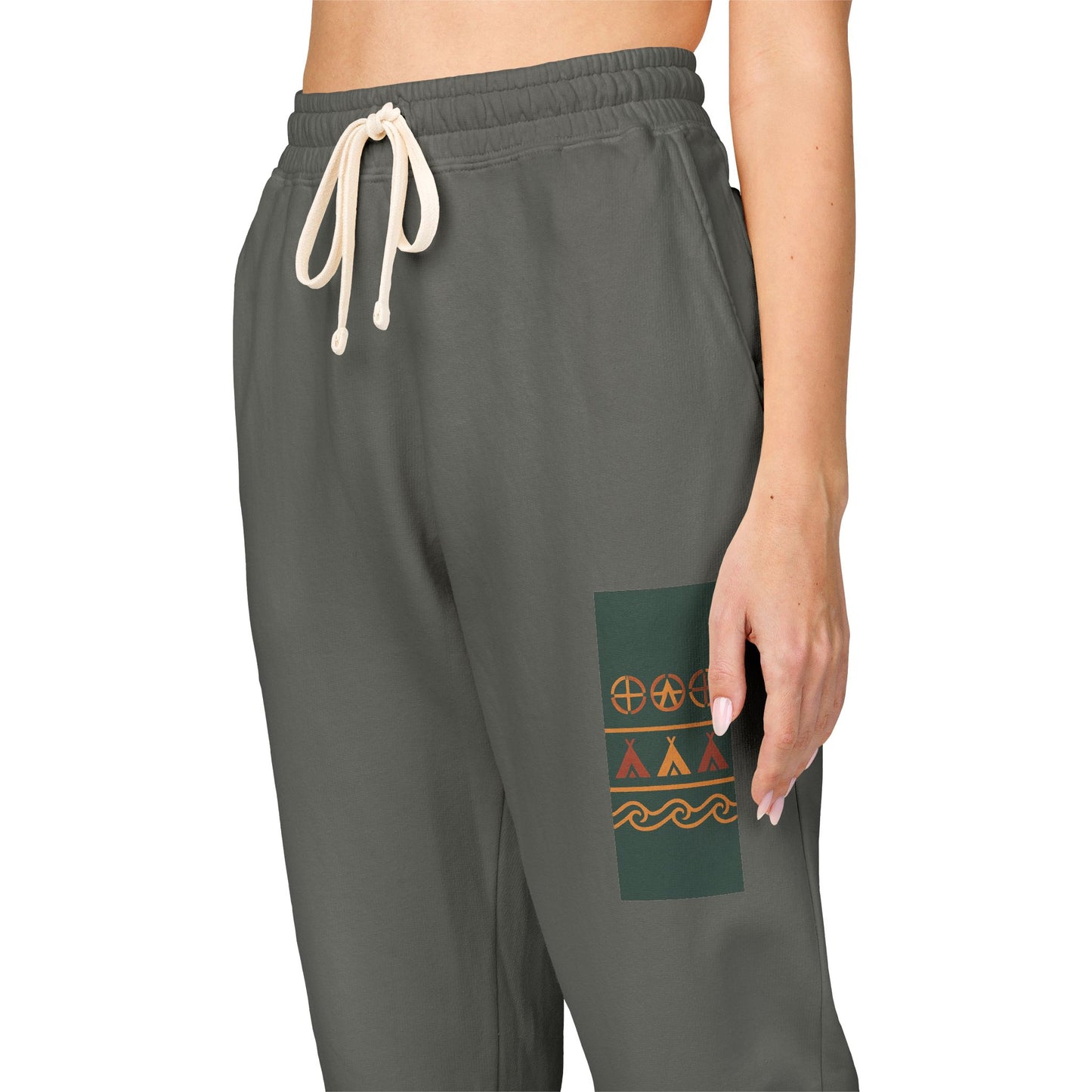 Cozy Garment-Dyed Fleece Sweatpants, Perfect for Relaxing, Gift for Him/Her, Casual Wear, Lounge Pants, Street Style