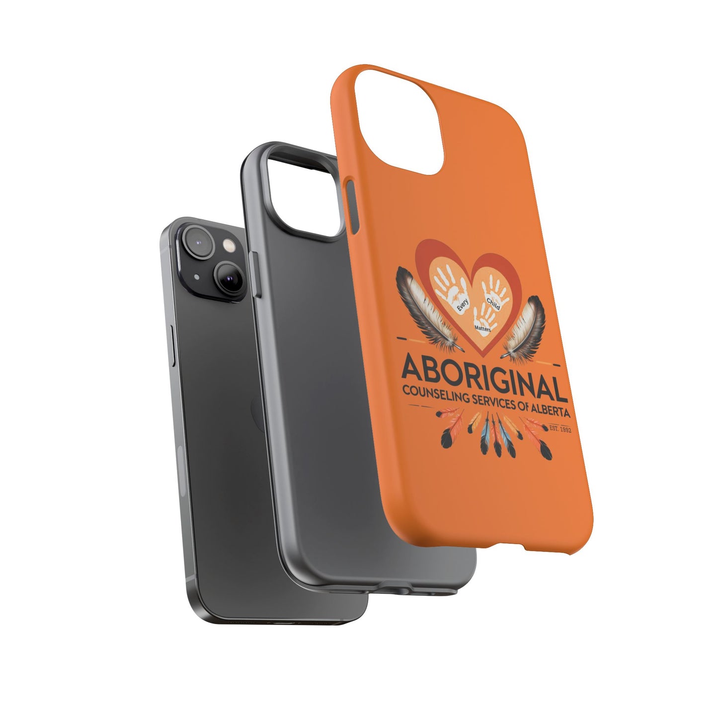 Aboriginal Heart Phone Case, Indigenous Phone Cover, Tough Cases, Unique Gift for Spiritual Journey, Indigenous Heritage, Cultural Pride