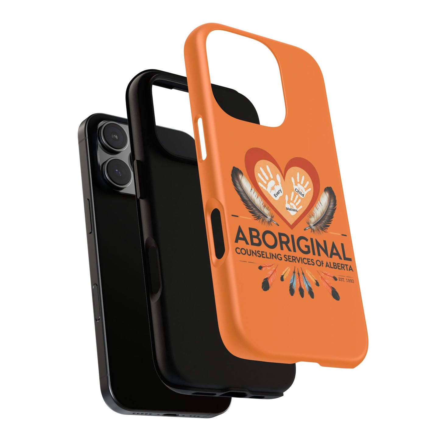 Aboriginal Heart Phone Case, Indigenous Phone Cover, Tough Cases, Unique Gift for Spiritual Journey, Indigenous Heritage, Cultural Pride