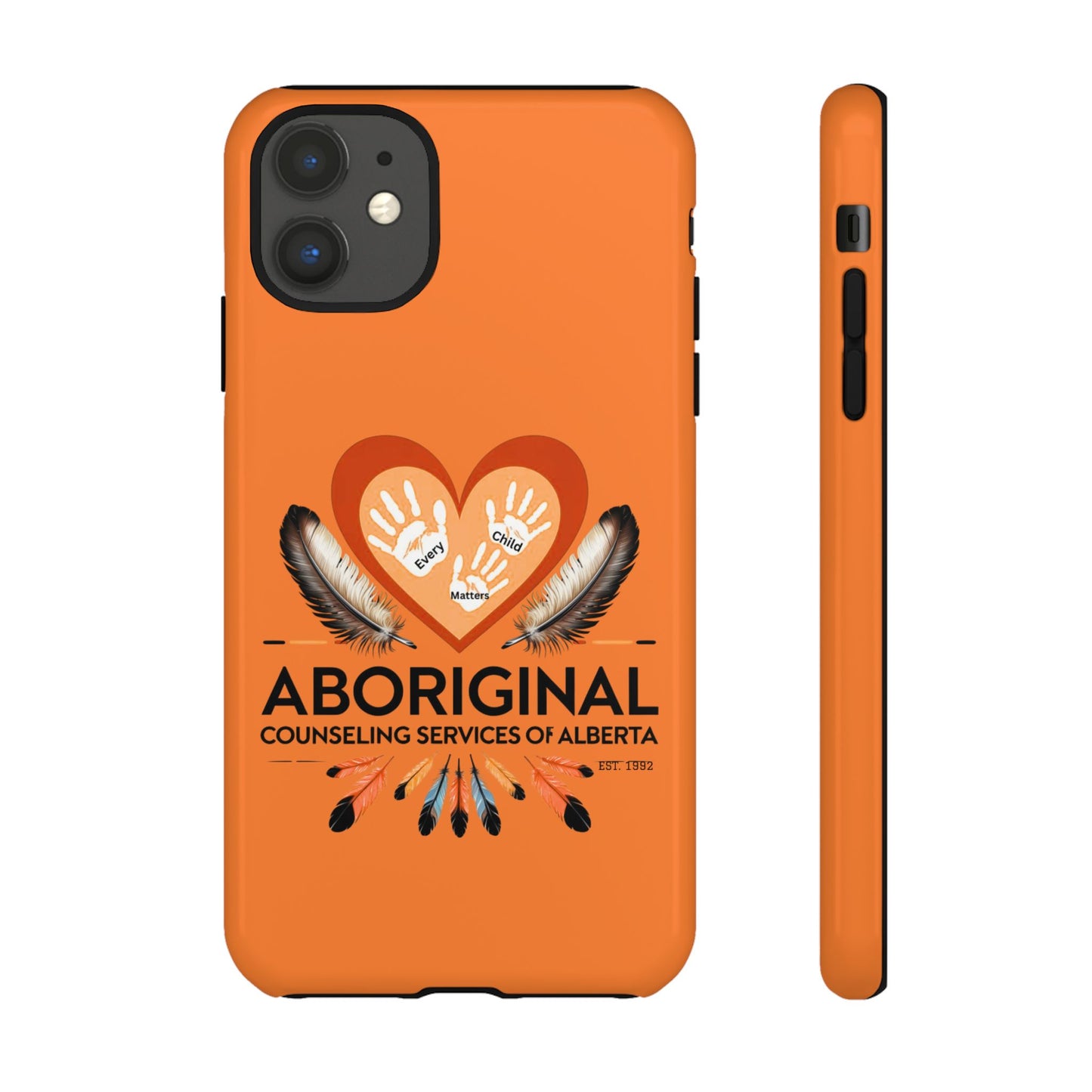 Aboriginal Heart Phone Case, Indigenous Phone Cover, Tough Cases, Unique Gift for Spiritual Journey, Indigenous Heritage, Cultural Pride