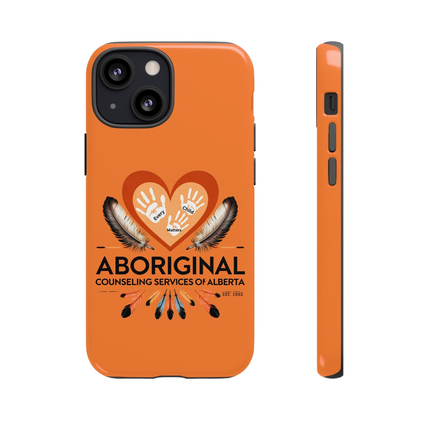 Aboriginal Heart Phone Case, Indigenous Phone Cover, Tough Cases, Unique Gift for Spiritual Journey, Indigenous Heritage, Cultural Pride