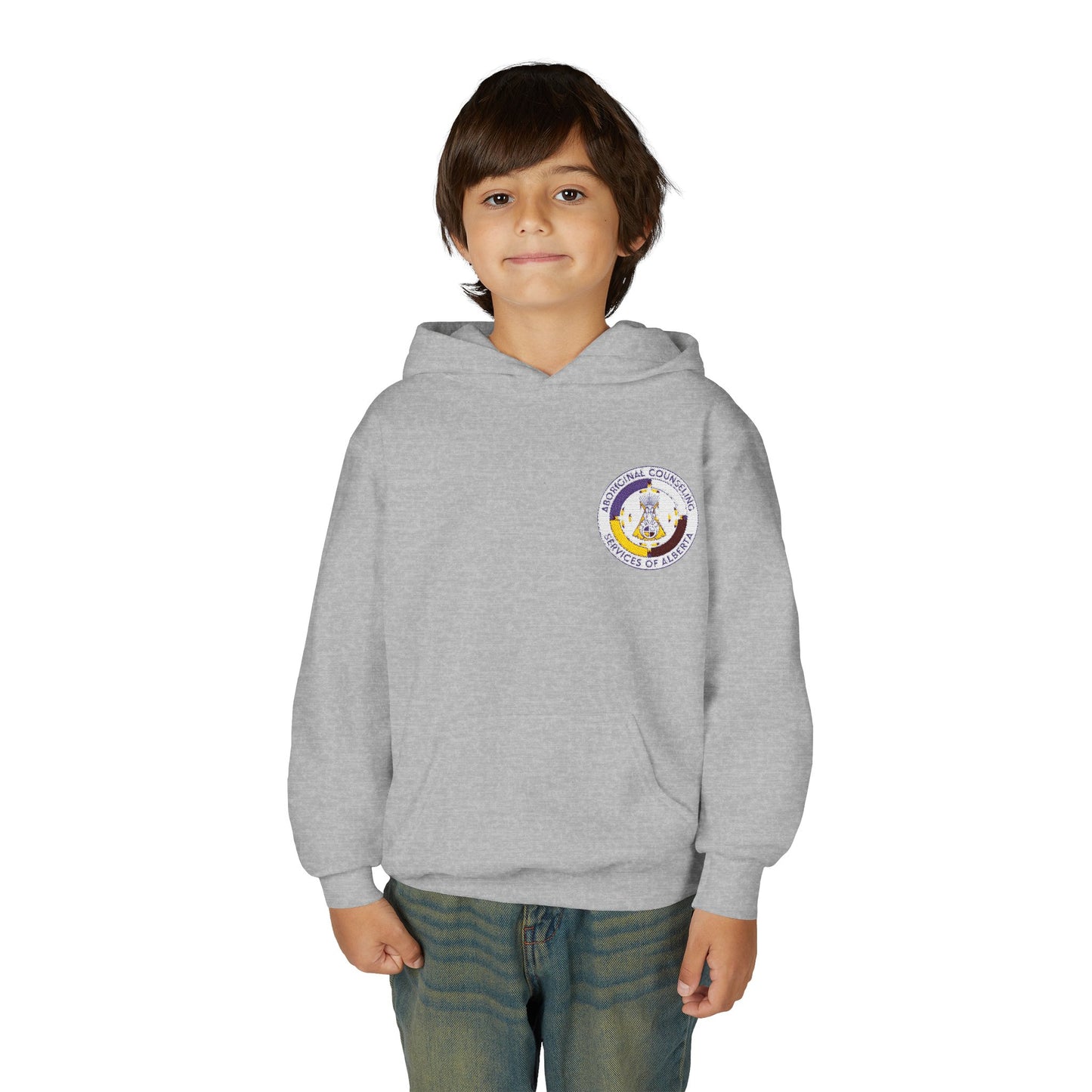 Youth Heavy Blend Hooded Sweatshirt, Cozy Hoodie for Kids, Stylish Pullover, Perfect for School, Birthday Gift, Playtime Apparel