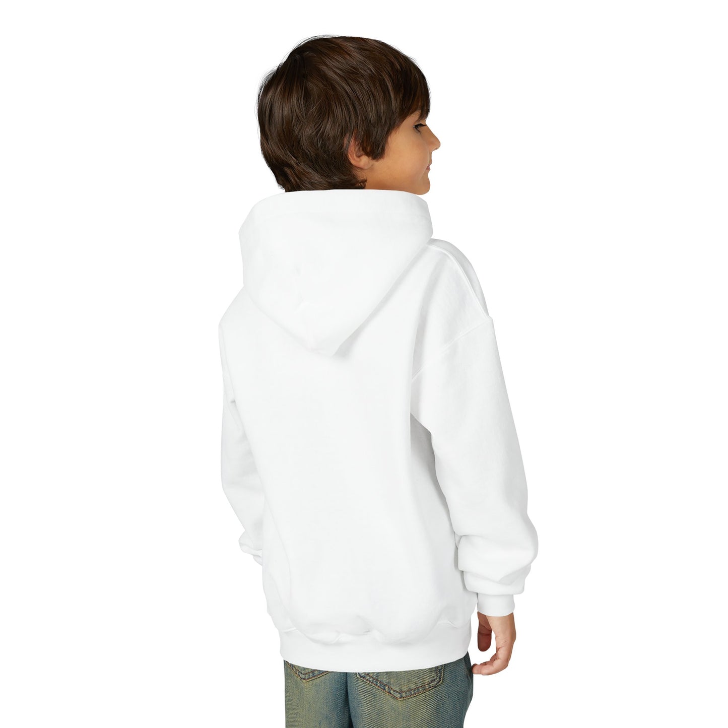 Youth Heavy Blend Hooded Sweatshirt, Cozy Hoodie for Kids, Stylish Pullover, Perfect for School, Birthday Gift, Playtime Apparel