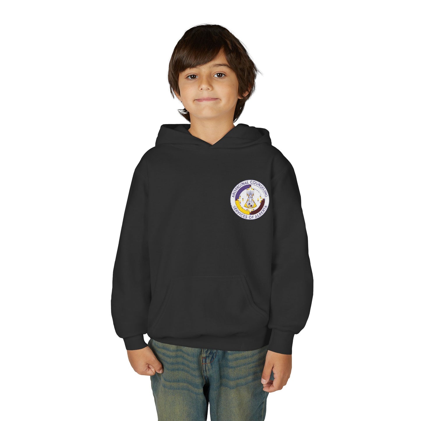 Youth Heavy Blend Hooded Sweatshirt, Cozy Hoodie for Kids, Stylish Pullover, Perfect for School, Birthday Gift, Playtime Apparel