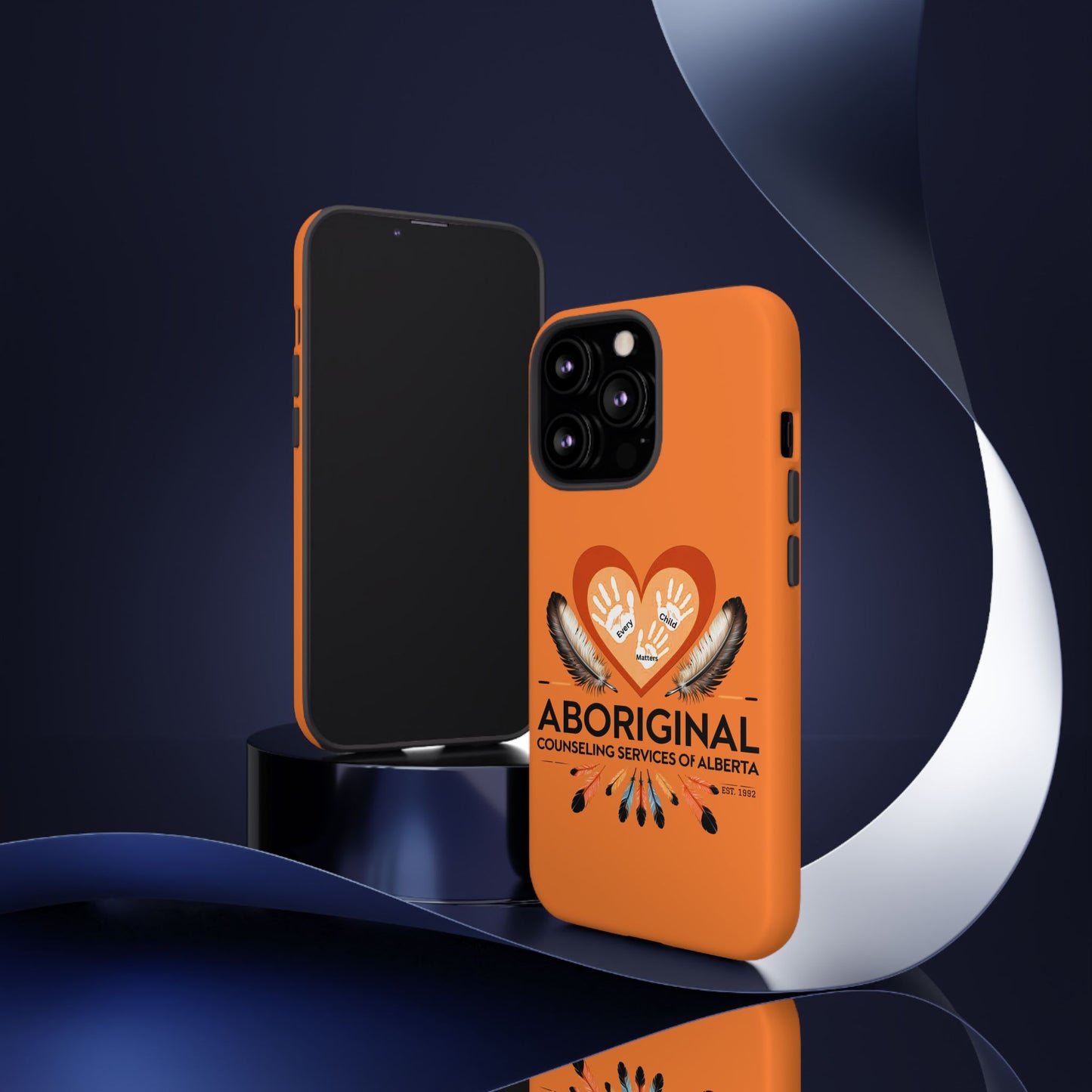 Aboriginal Heart Phone Case, Indigenous Phone Cover, Tough Cases, Unique Gift for Spiritual Journey, Indigenous Heritage, Cultural Pride