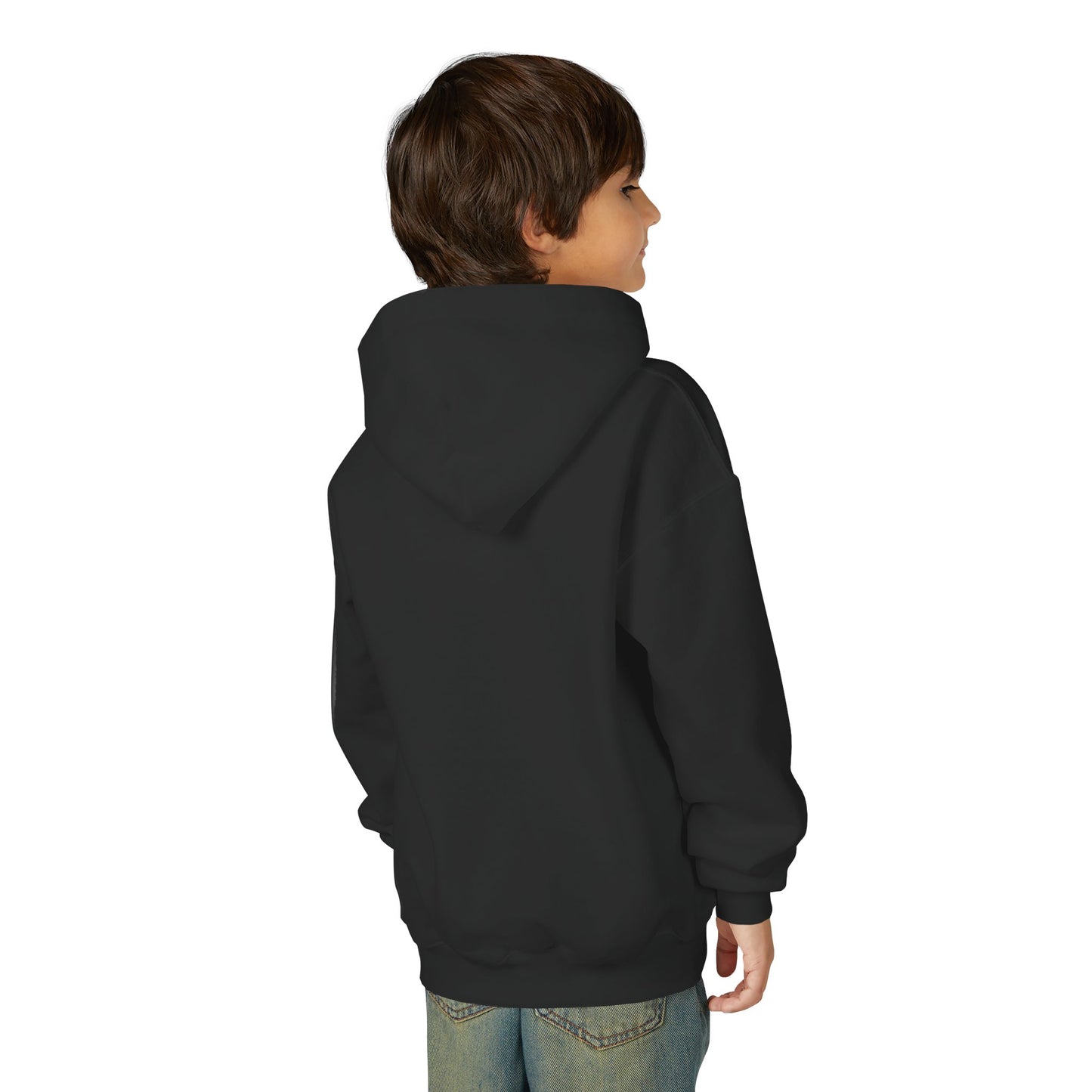 Youth Heavy Blend Hooded Sweatshirt, Cozy Hoodie for Kids, Stylish Pullover, Perfect for School, Birthday Gift, Playtime Apparel