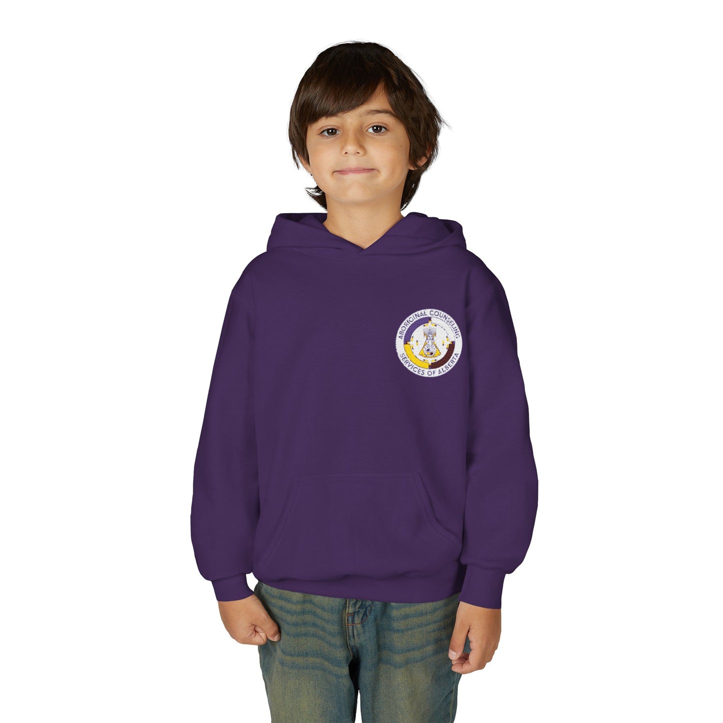 Youth Heavy Blend Hooded Sweatshirt, Cozy Hoodie for Kids, Stylish Pullover, Perfect for School, Birthday Gift, Playtime Apparel