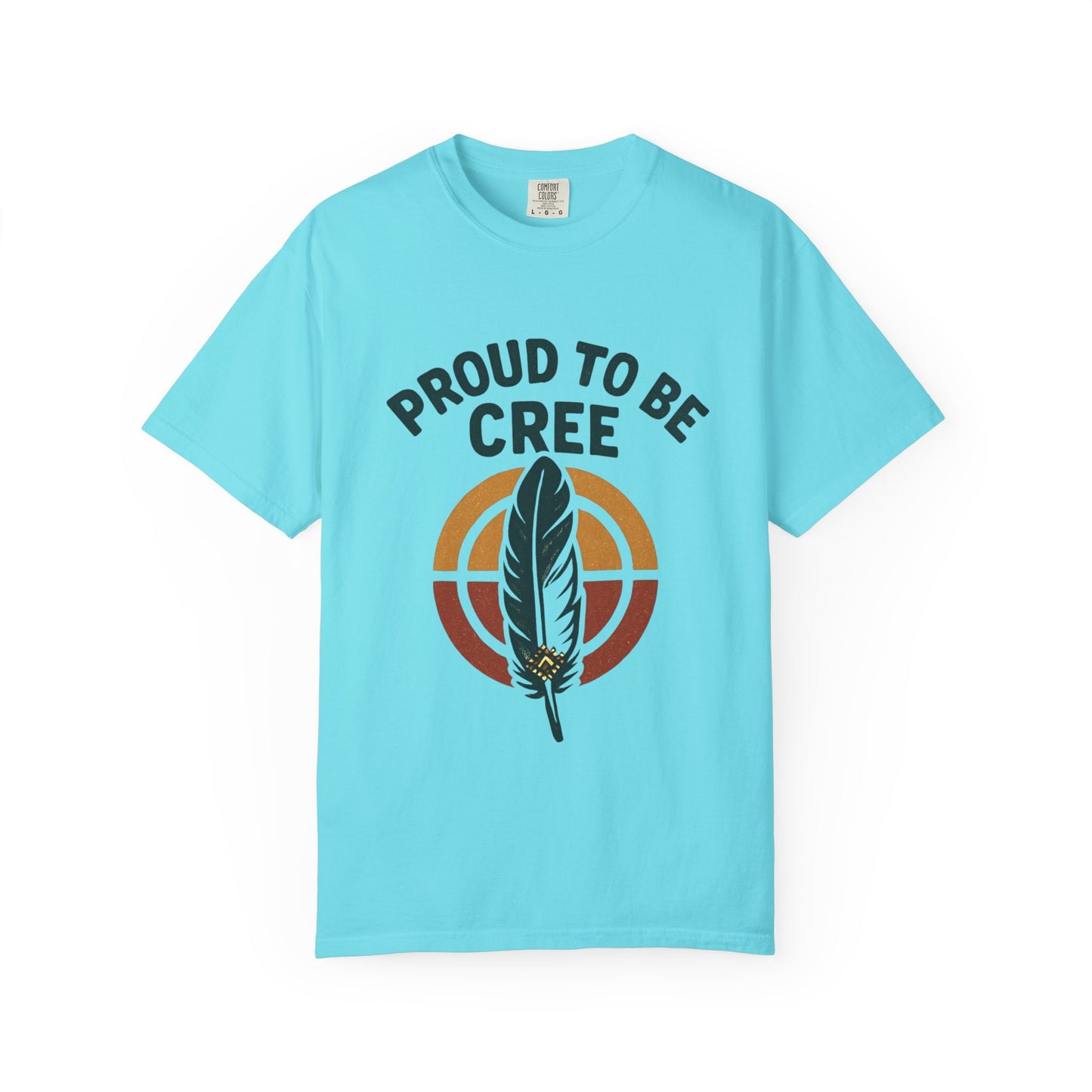 Proud to Be Cree Unisex Garment-Dyed T-shirt, Indigenous Pride Shirt, Ethnic Heritage Tee, Casual Wear, Gift for Native Culture Enthusiasts
