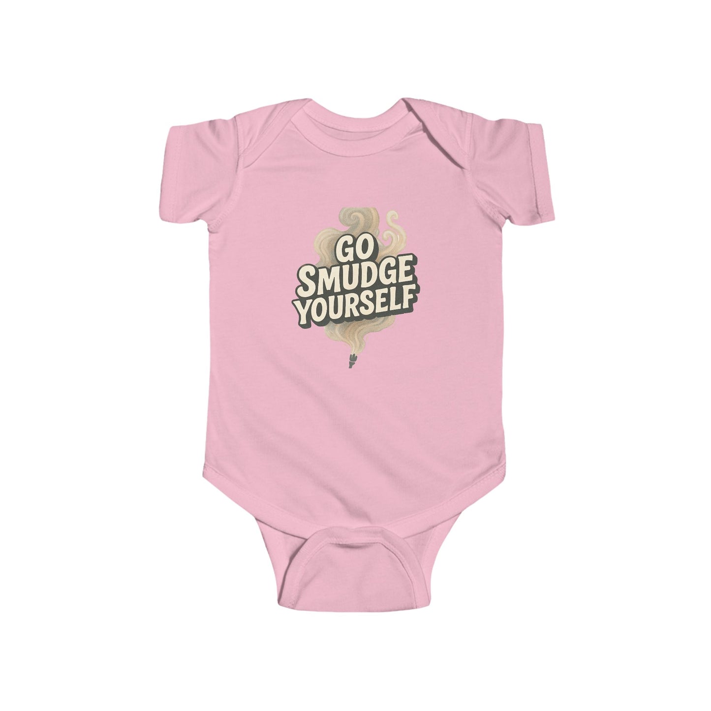Go Smudge Yourself Baby Bodysuit - Funny Infant Outfit, Gift for New Parents, Unique Baby Shower Gift, Cute Baby Clothes, Baby Onesie