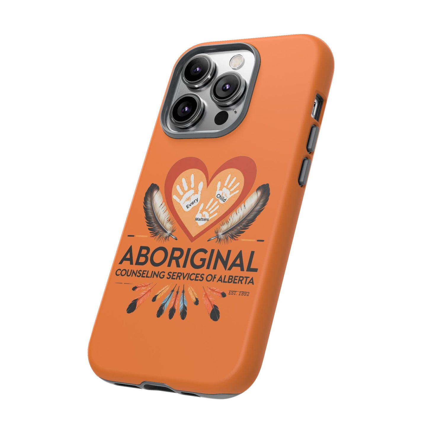 Aboriginal Heart Phone Case, Indigenous Phone Cover, Tough Cases, Unique Gift for Spiritual Journey, Indigenous Heritage, Cultural Pride