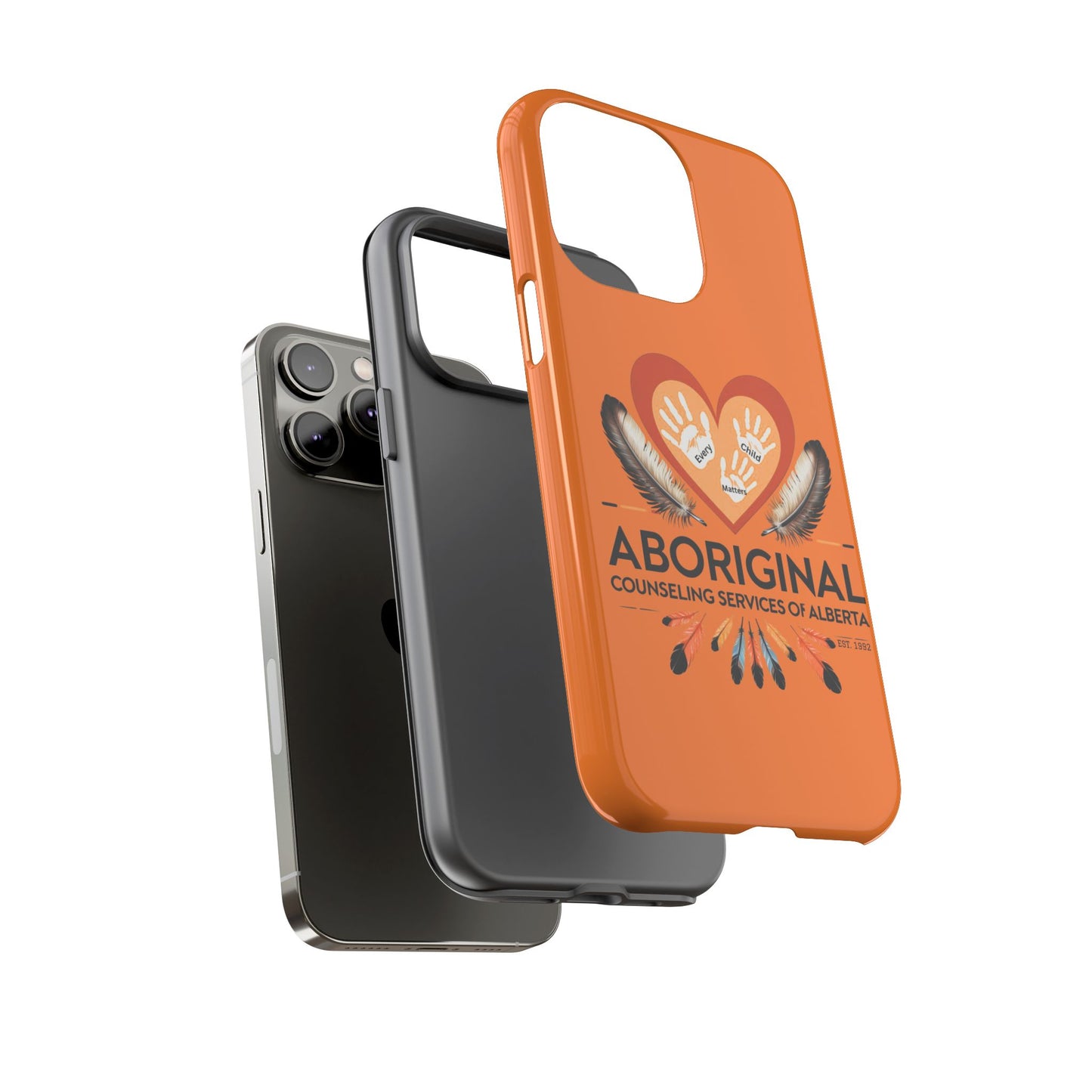 Aboriginal Heart Phone Case, Indigenous Phone Cover, Tough Cases, Unique Gift for Spiritual Journey, Indigenous Heritage, Cultural Pride