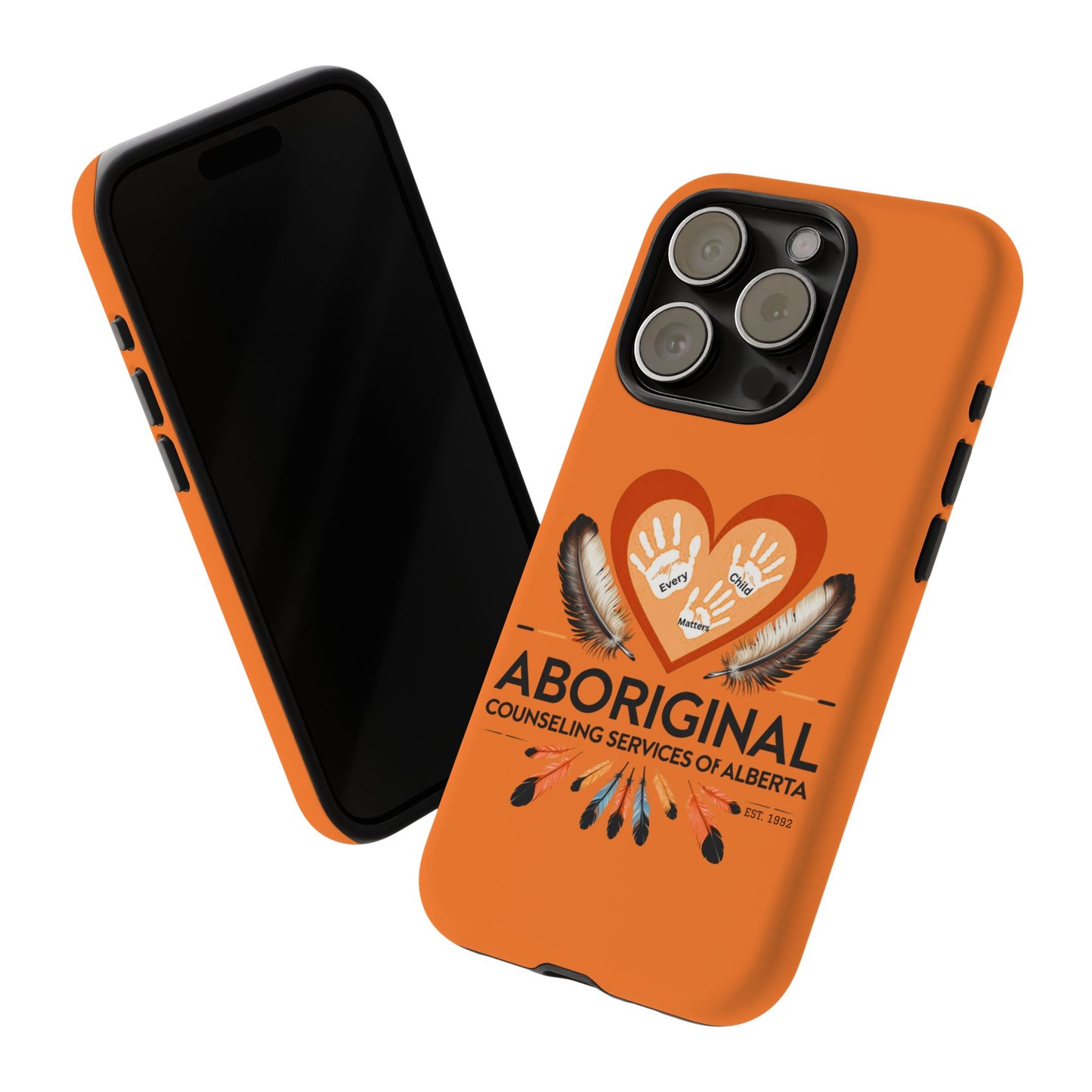 Aboriginal Heart Phone Case, Indigenous Phone Cover, Tough Cases, Unique Gift for Spiritual Journey, Indigenous Heritage, Cultural Pride