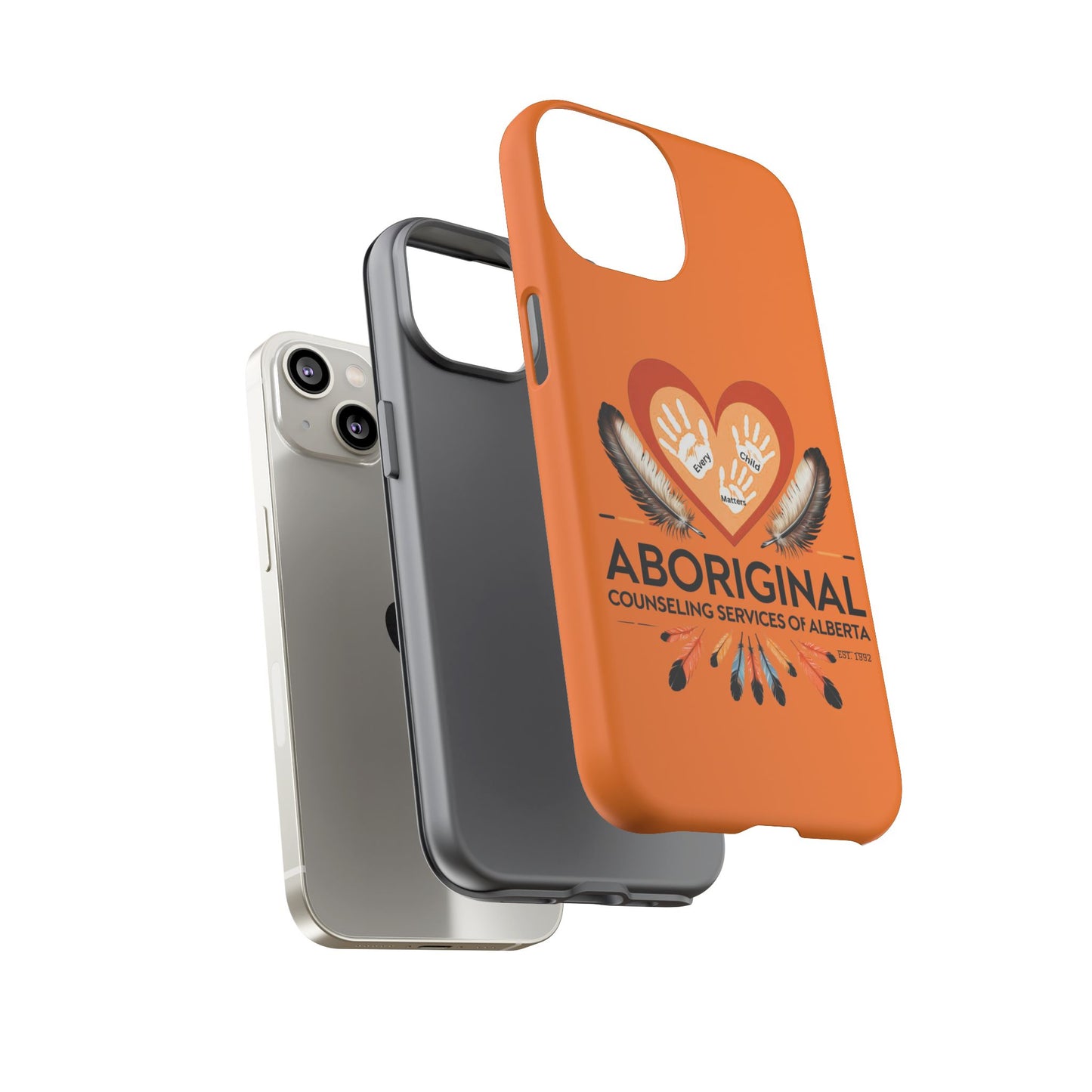 Aboriginal Heart Phone Case, Indigenous Phone Cover, Tough Cases, Unique Gift for Spiritual Journey, Indigenous Heritage, Cultural Pride