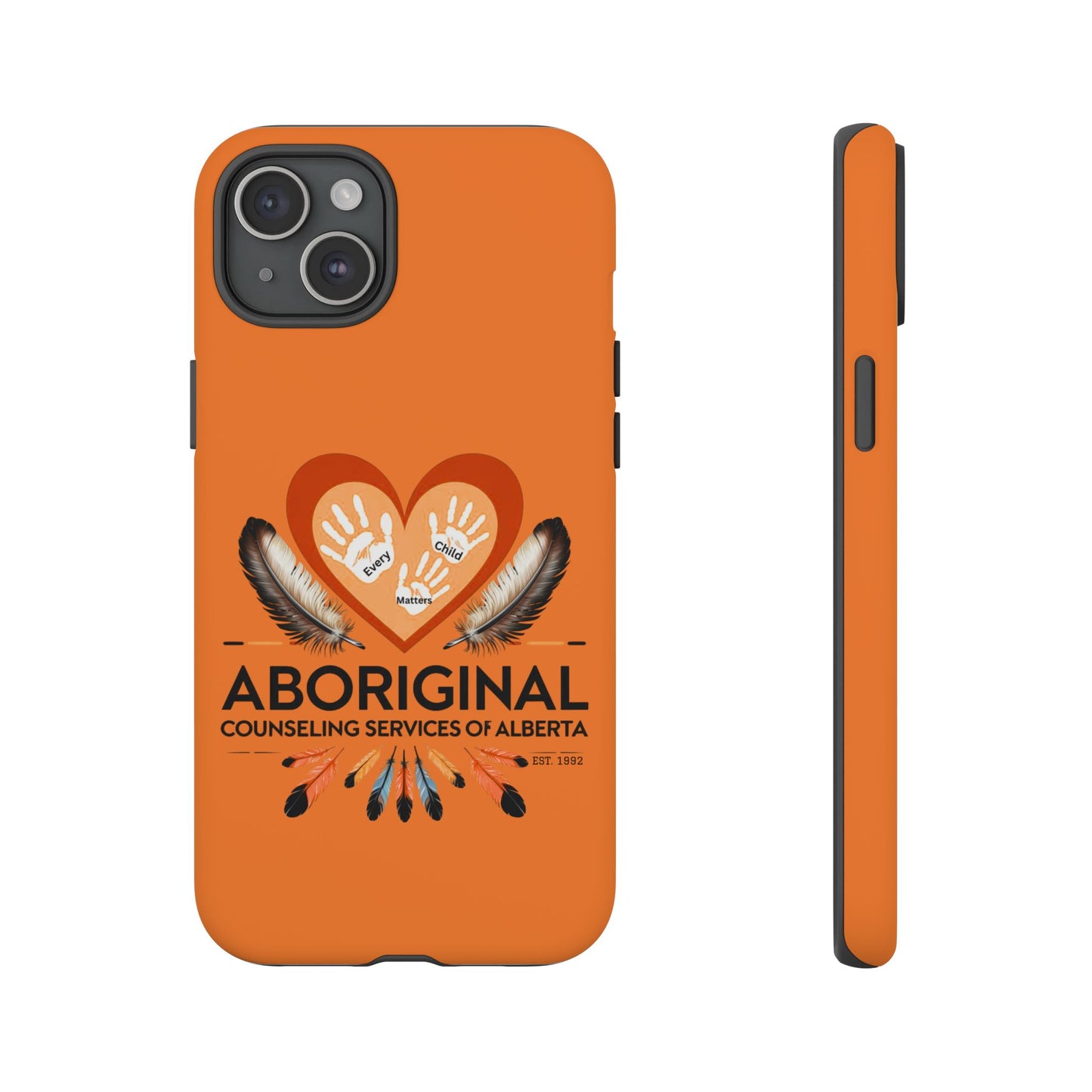 Aboriginal Heart Phone Case, Indigenous Phone Cover, Tough Cases, Unique Gift for Spiritual Journey, Indigenous Heritage, Cultural Pride
