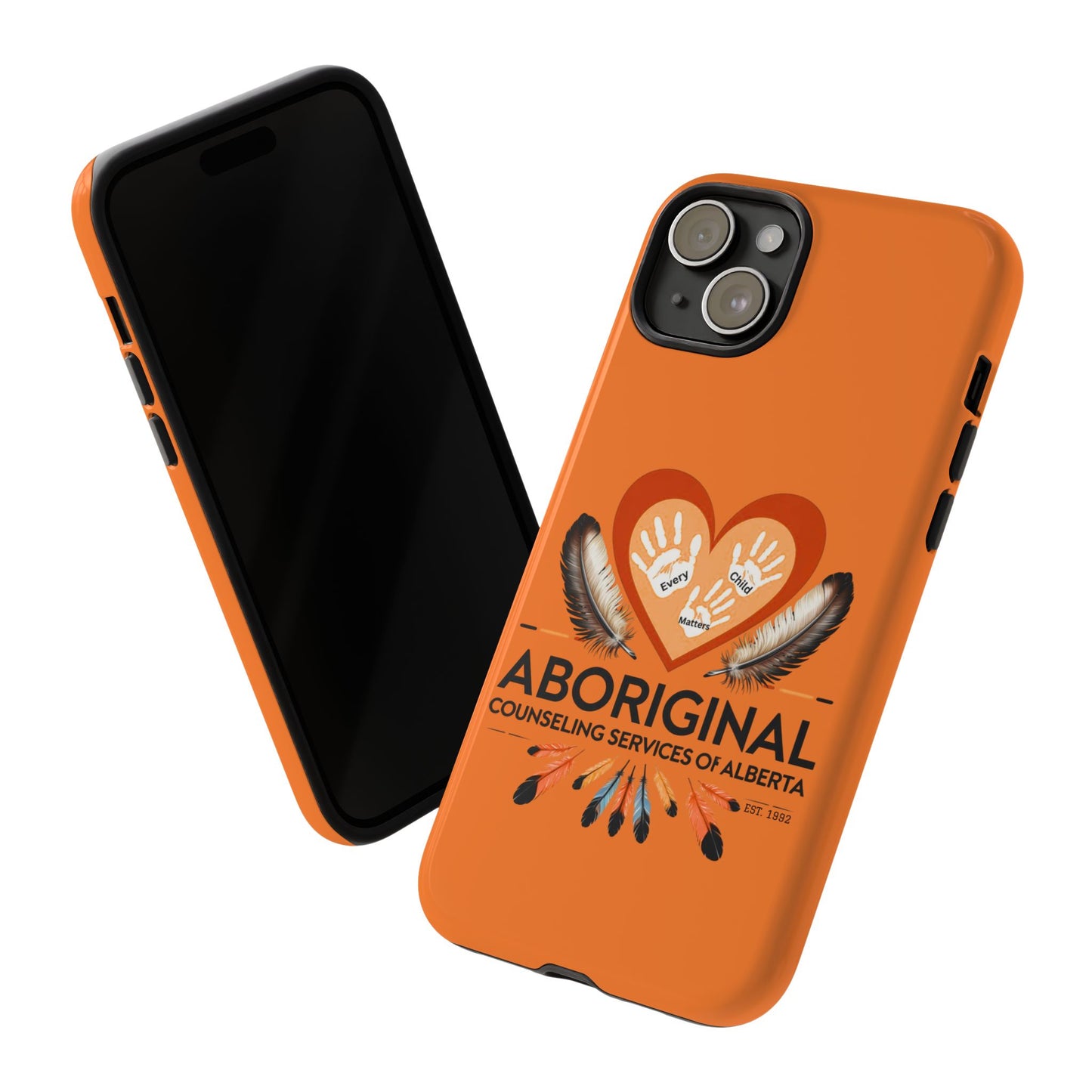 Aboriginal Heart Phone Case, Indigenous Phone Cover, Tough Cases, Unique Gift for Spiritual Journey, Indigenous Heritage, Cultural Pride