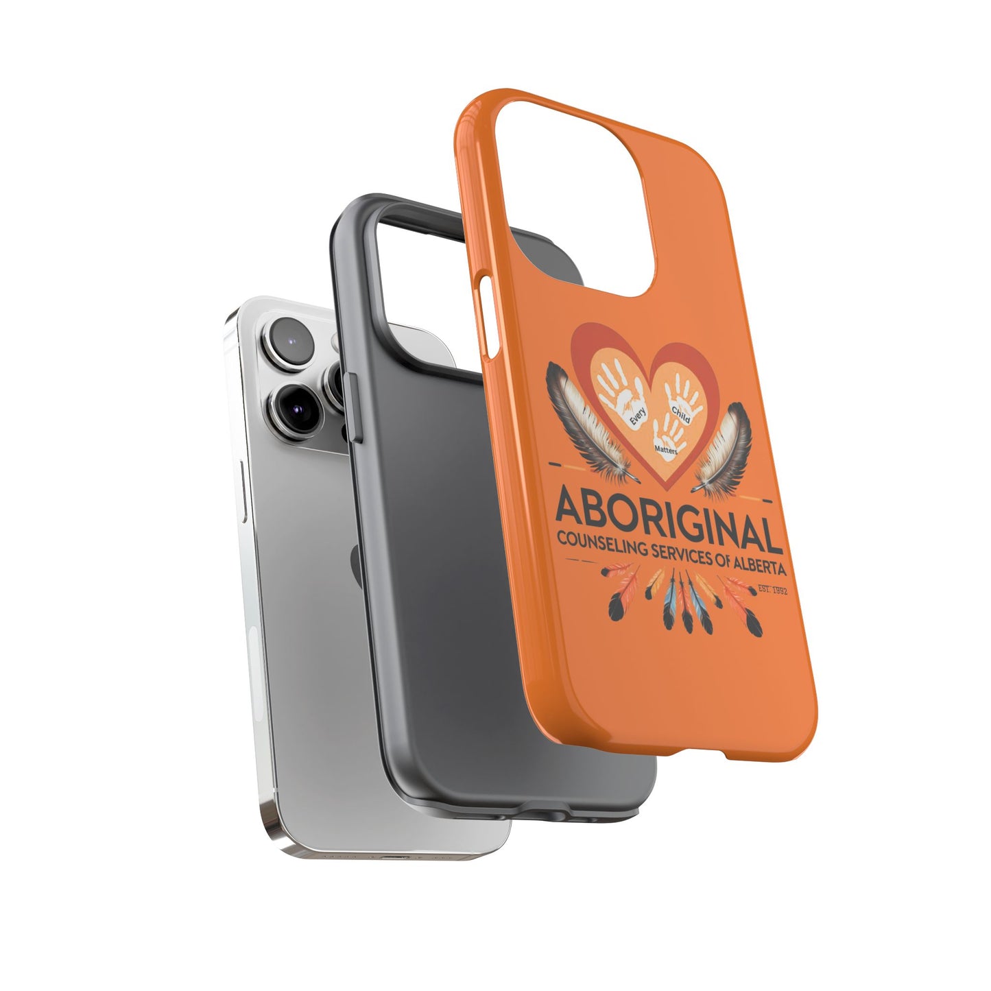 Aboriginal Heart Phone Case, Indigenous Phone Cover, Tough Cases, Unique Gift for Spiritual Journey, Indigenous Heritage, Cultural Pride