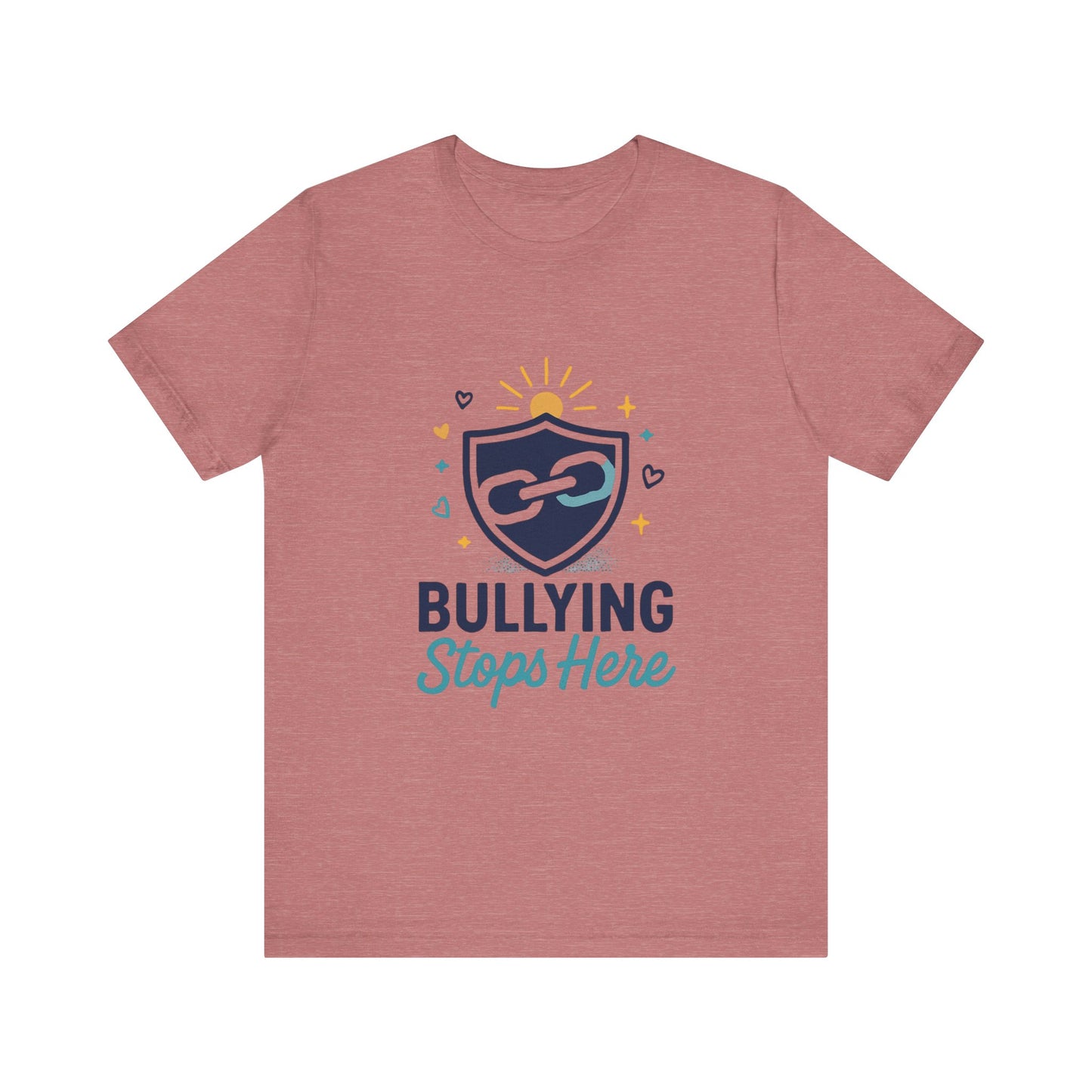 Anti-Bullying Unisex Tee, Supportive Shirt, Empowerment Gift, School Apparel, Awareness Merchandise