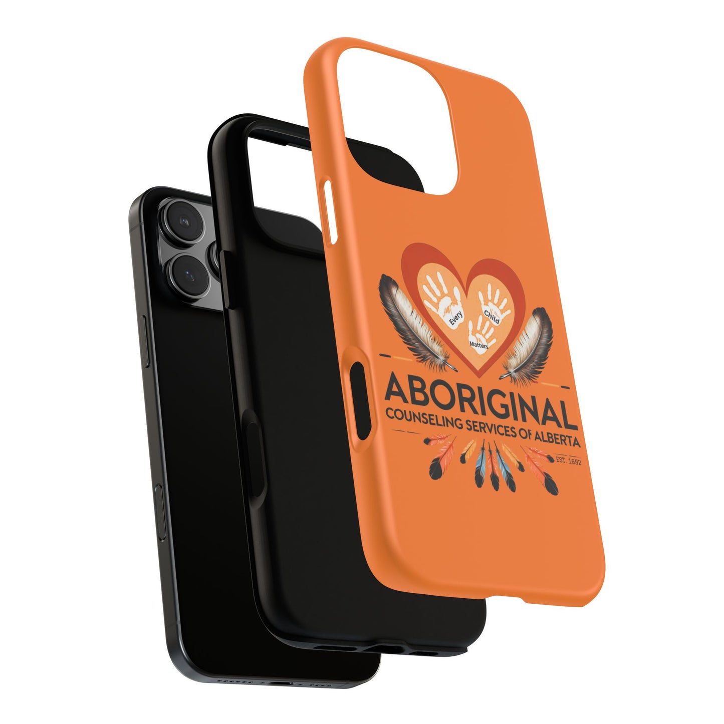 Aboriginal Heart Phone Case, Indigenous Phone Cover, Tough Cases, Unique Gift for Spiritual Journey, Indigenous Heritage, Cultural Pride