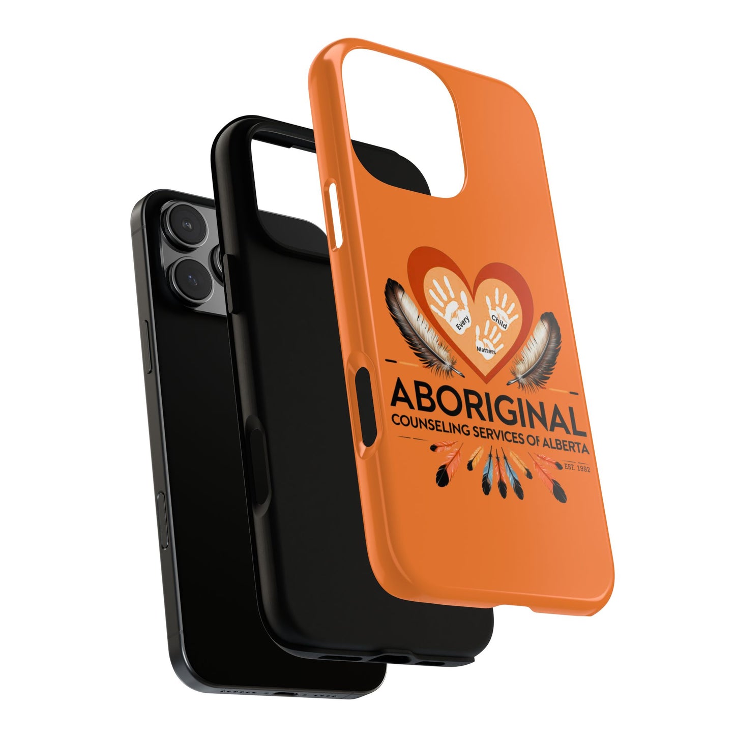 Aboriginal Heart Phone Case, Indigenous Phone Cover, Tough Cases, Unique Gift for Spiritual Journey, Indigenous Heritage, Cultural Pride