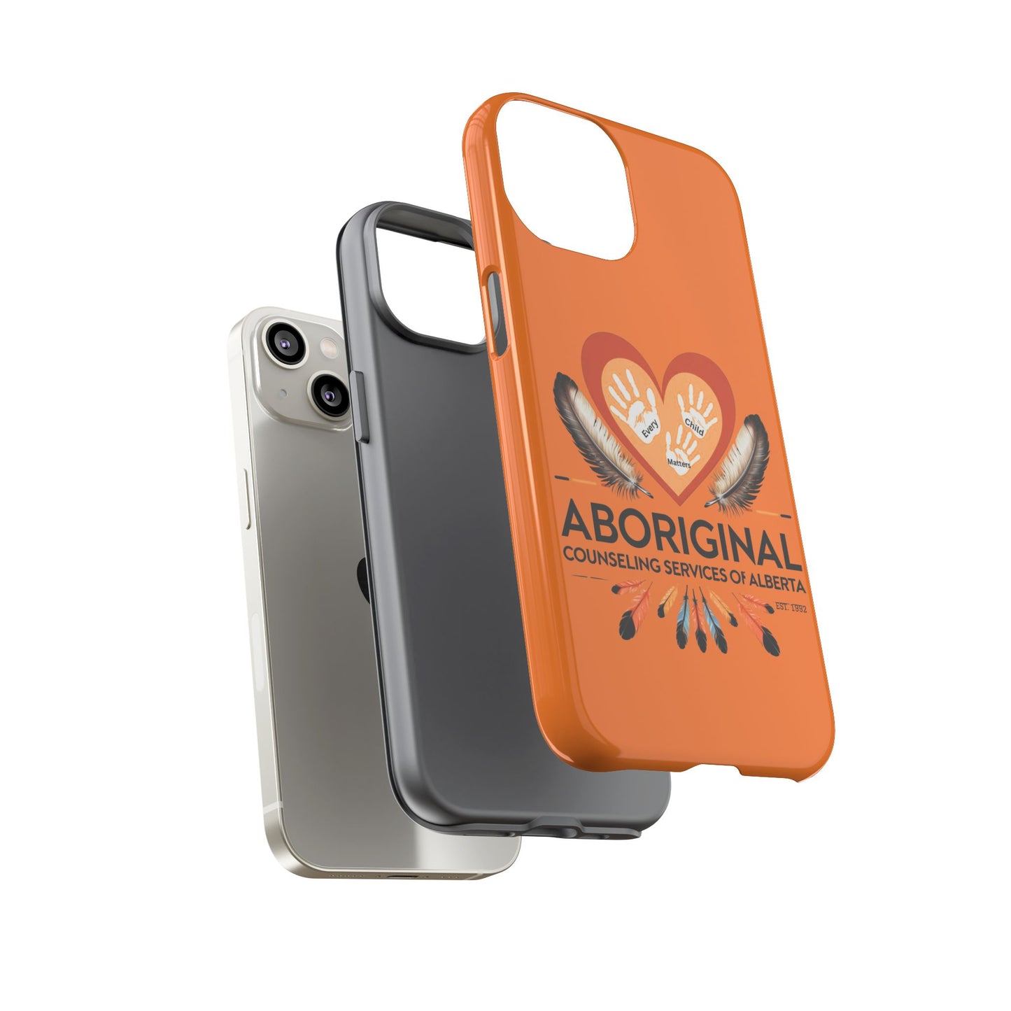 Aboriginal Heart Phone Case, Indigenous Phone Cover, Tough Cases, Unique Gift for Spiritual Journey, Indigenous Heritage, Cultural Pride