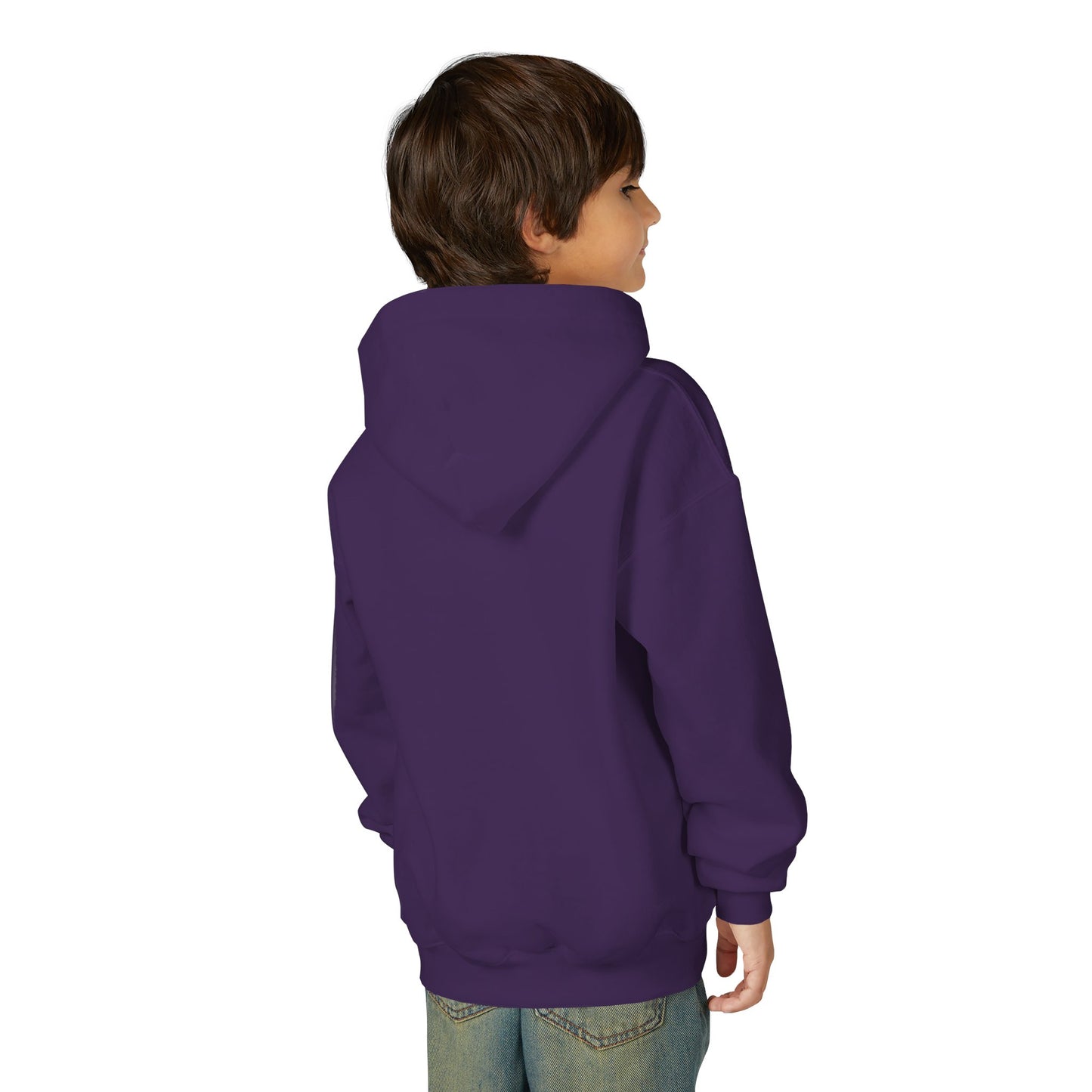 Youth Heavy Blend Hooded Sweatshirt, Cozy Hoodie for Kids, Stylish Pullover, Perfect for School, Birthday Gift, Playtime Apparel