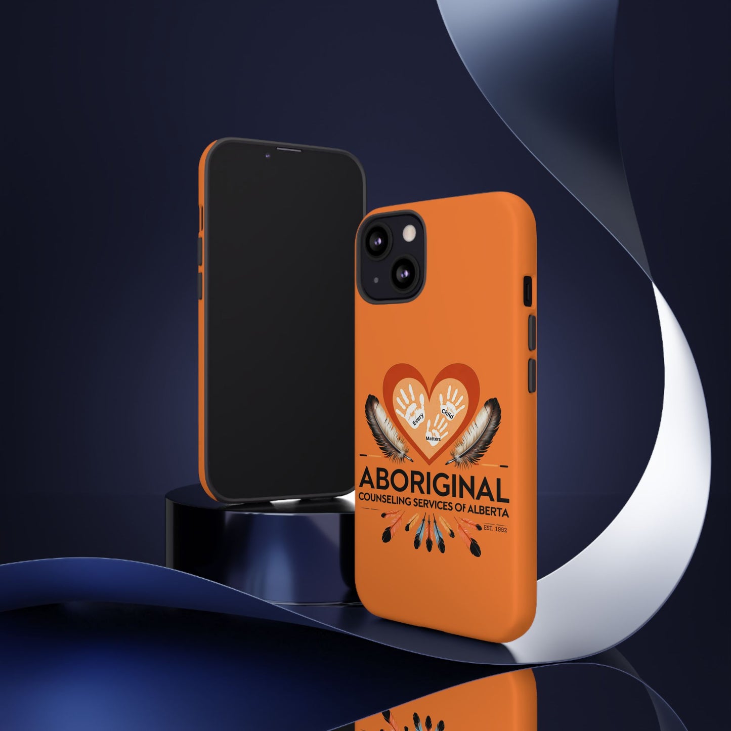 Aboriginal Heart Phone Case, Indigenous Phone Cover, Tough Cases, Unique Gift for Spiritual Journey, Indigenous Heritage, Cultural Pride